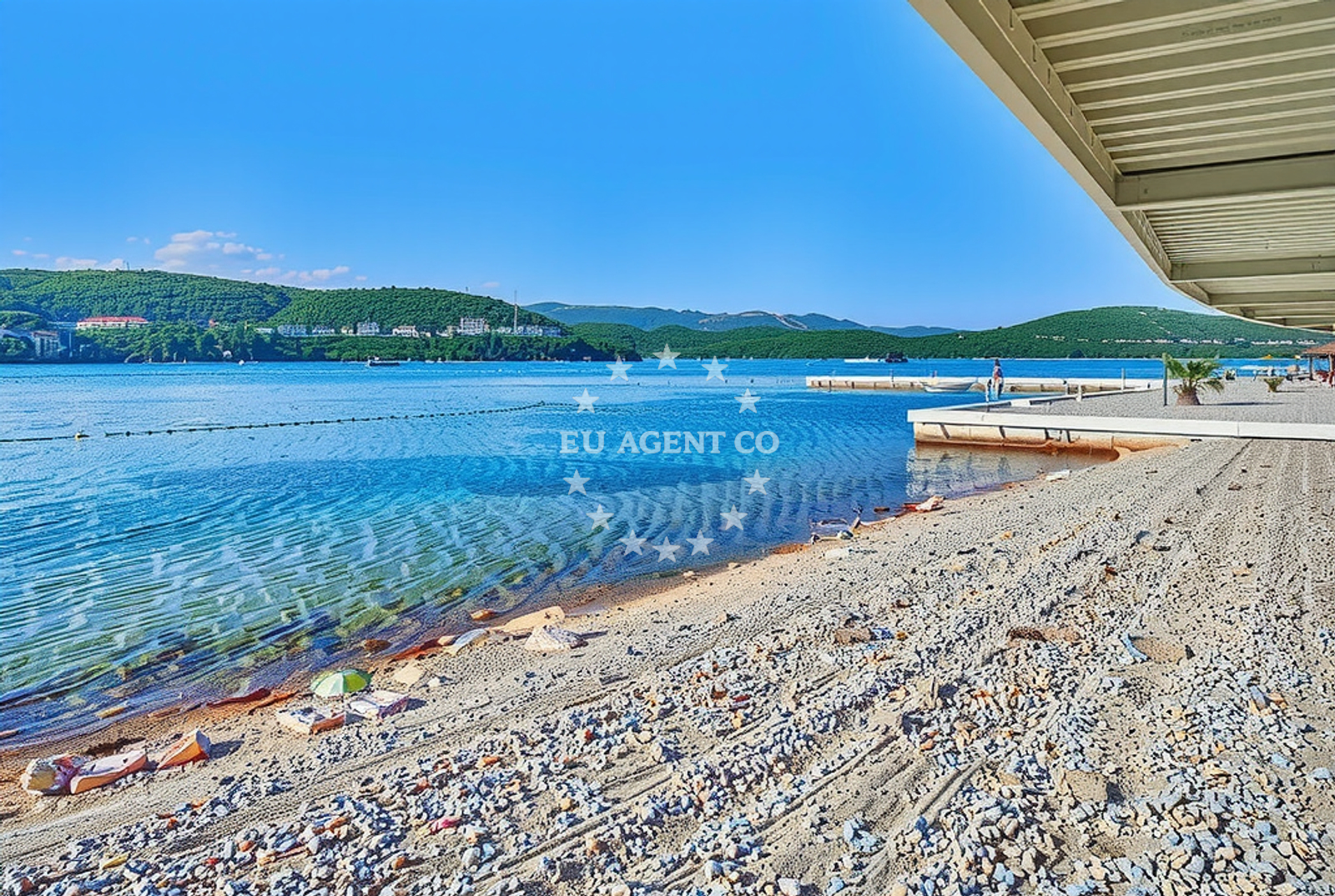 Sea and coastal view of Vapore, Neum in Vapore