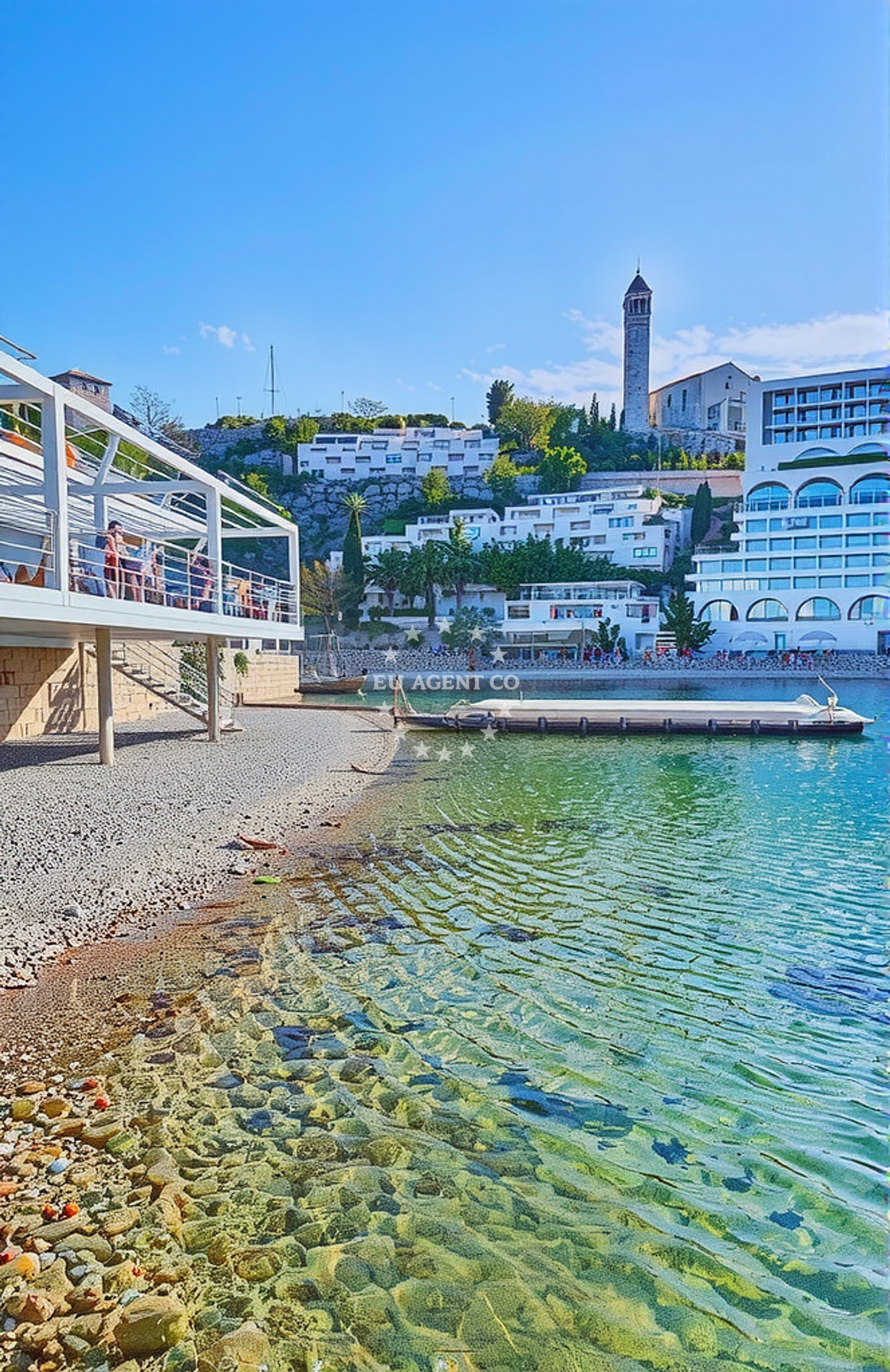 Beach facilities and surroundings at Vapore, Neum in Vapore