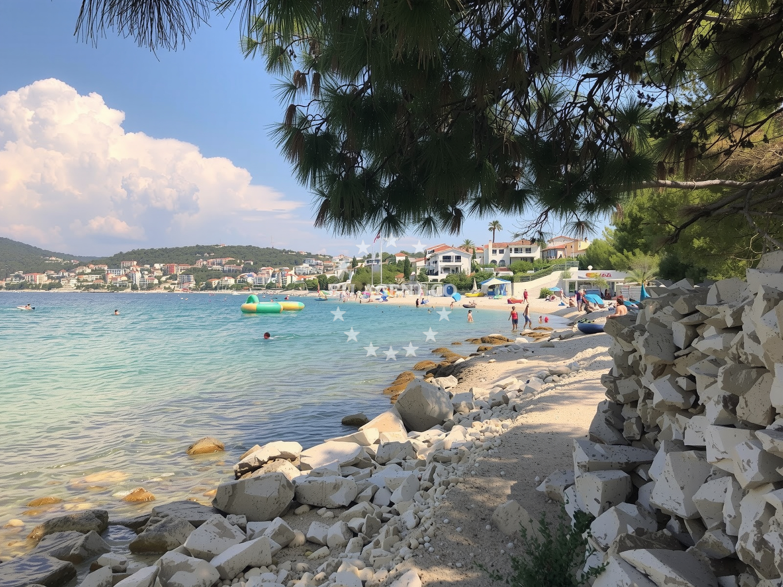 Sea and coastal view of Varos beach in Ražanj 246 G, Ražanj
