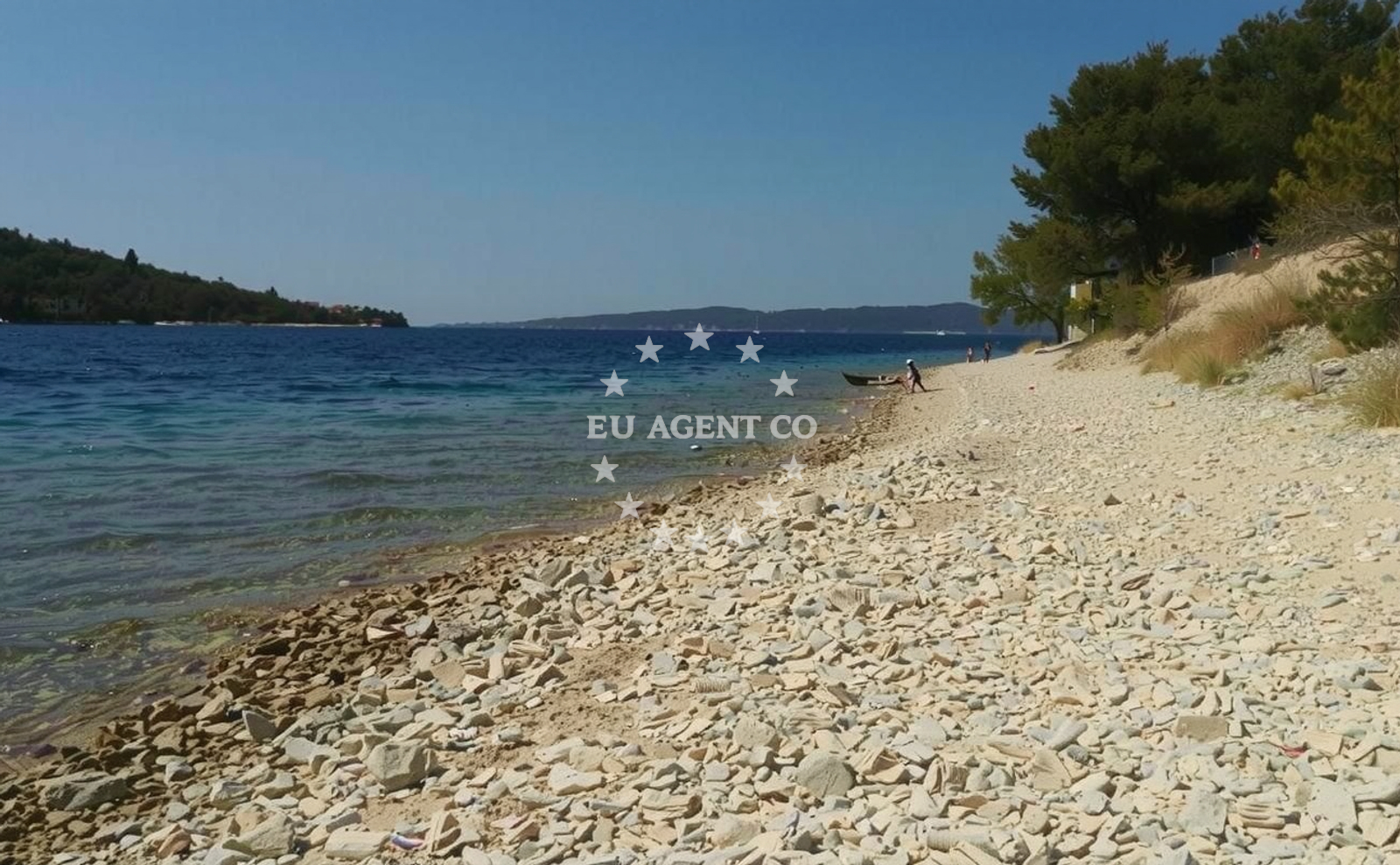 Additional view of Vedrana beach in Mlin IV 27, Milna