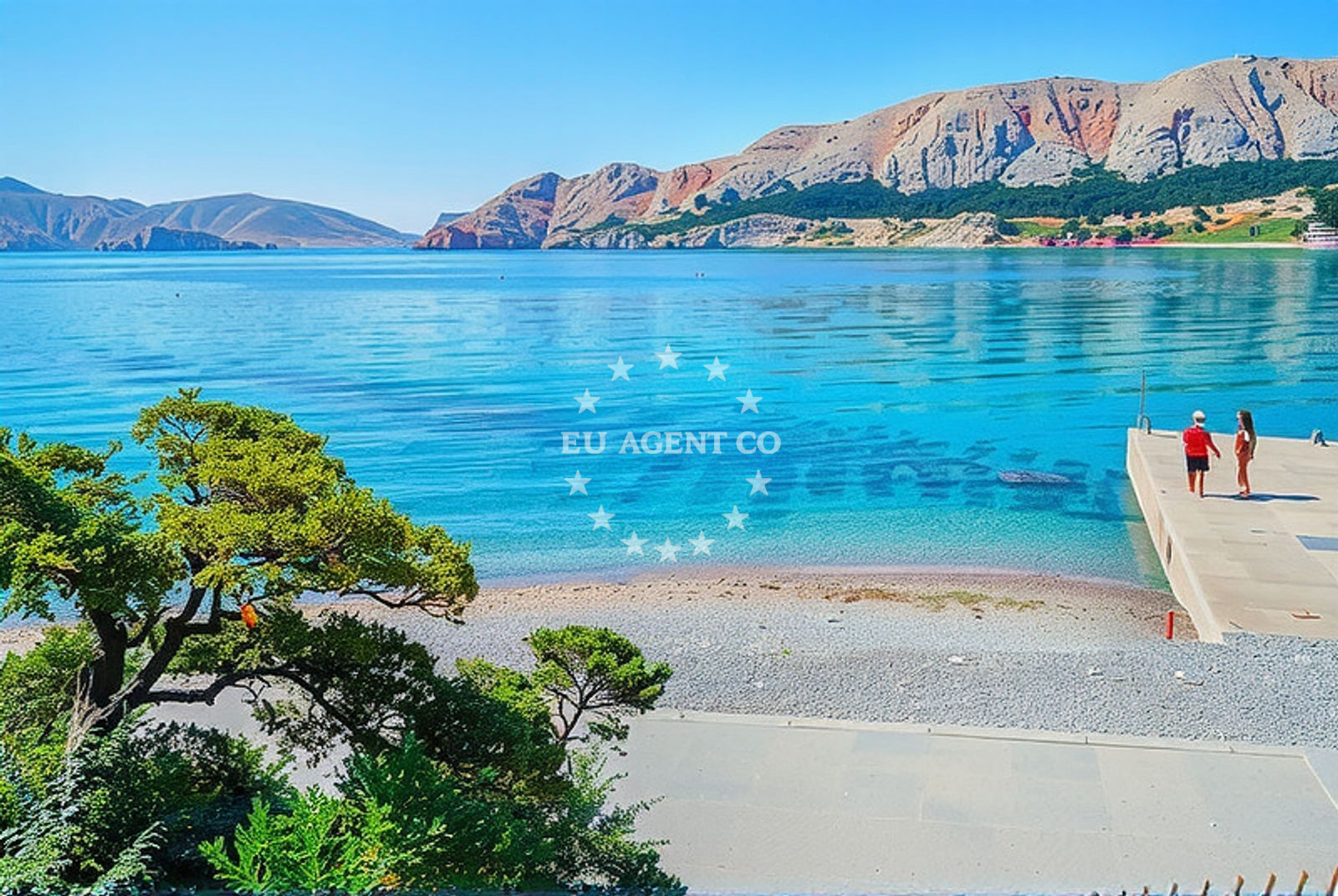 Additional view of Vela beach in Emila Geistlicha 52, Baška