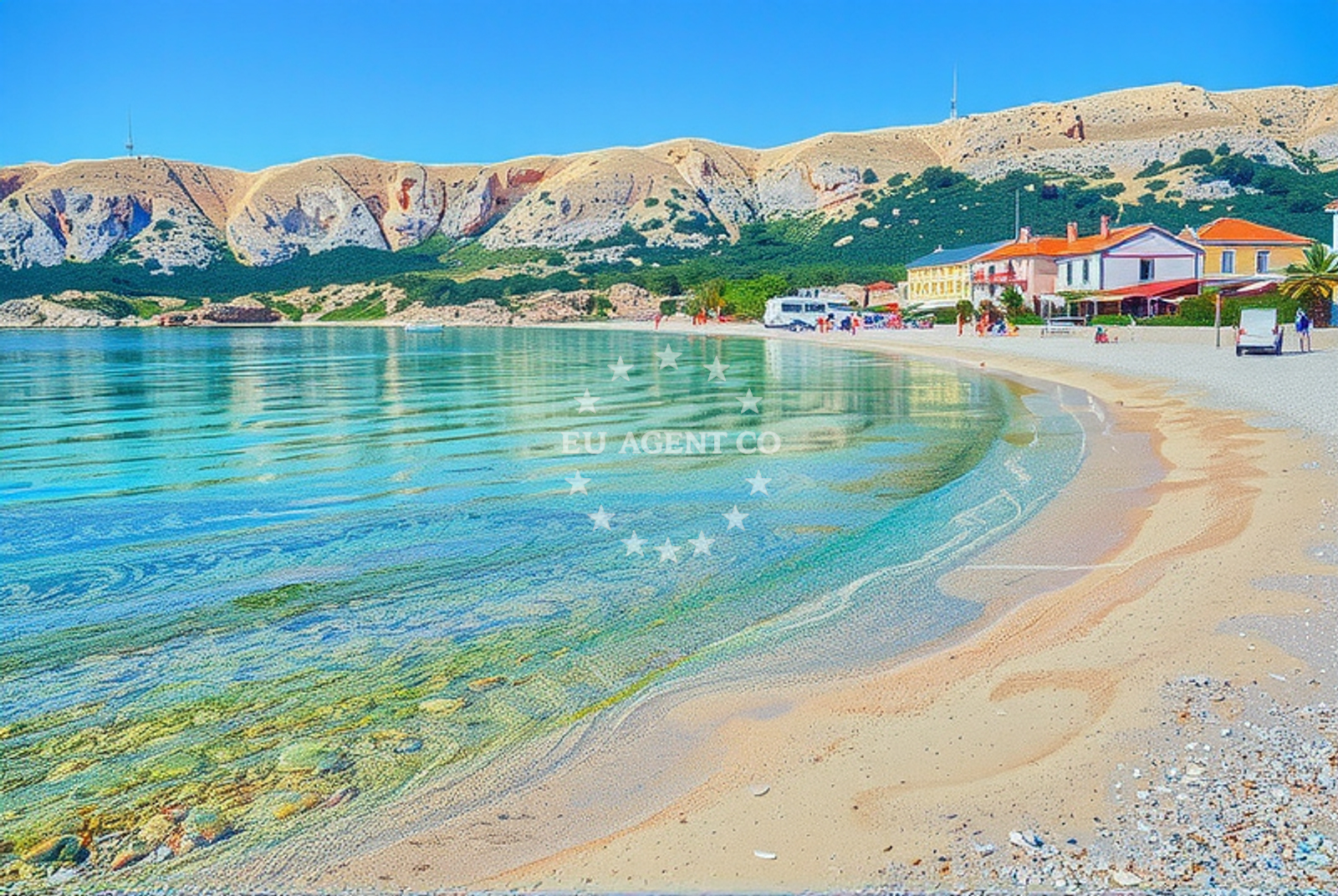 Additional view of Vela beach in Emila Geistlicha 52, Baška