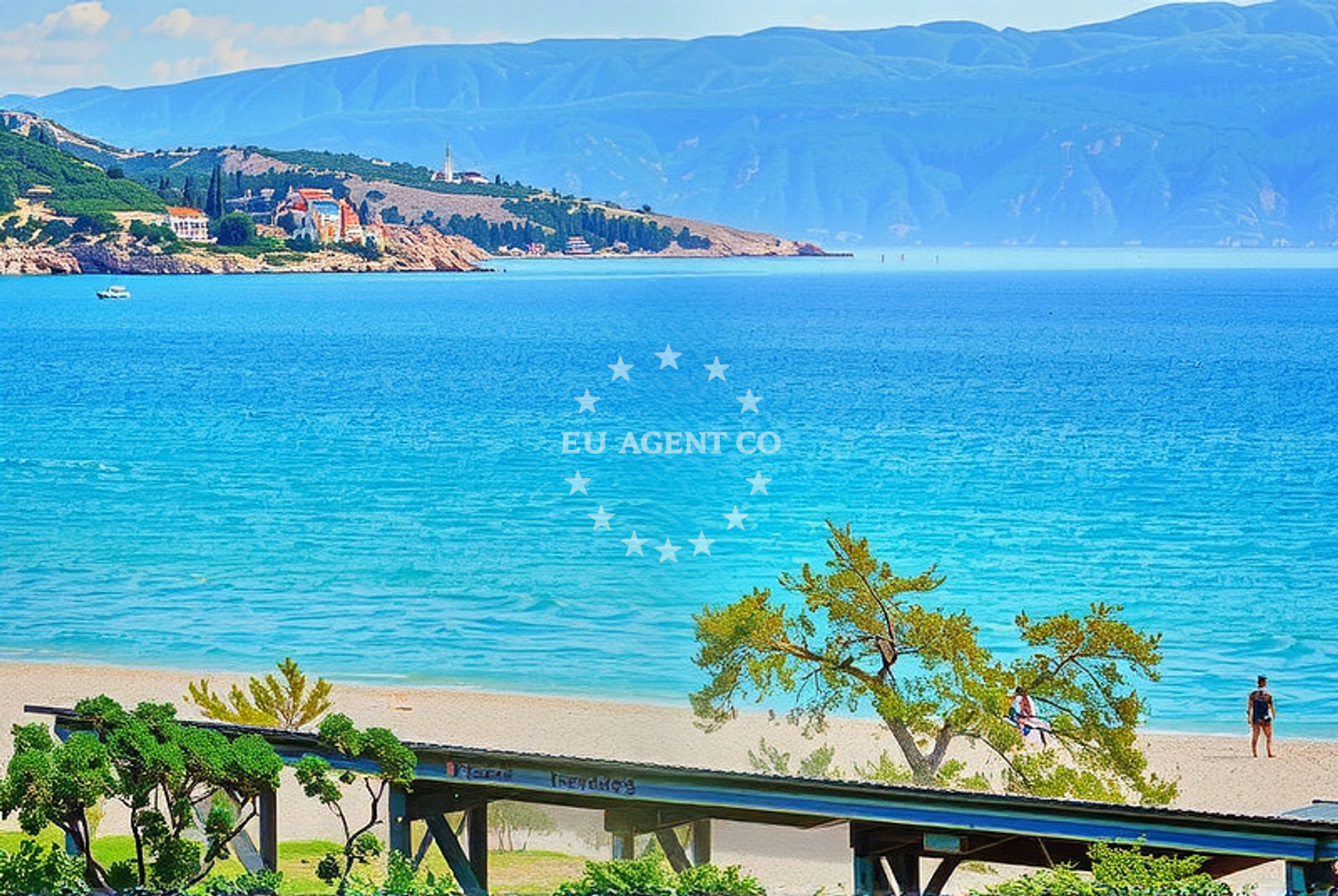 Additional view of Vela beach in Emila Geistlicha 52, Baška