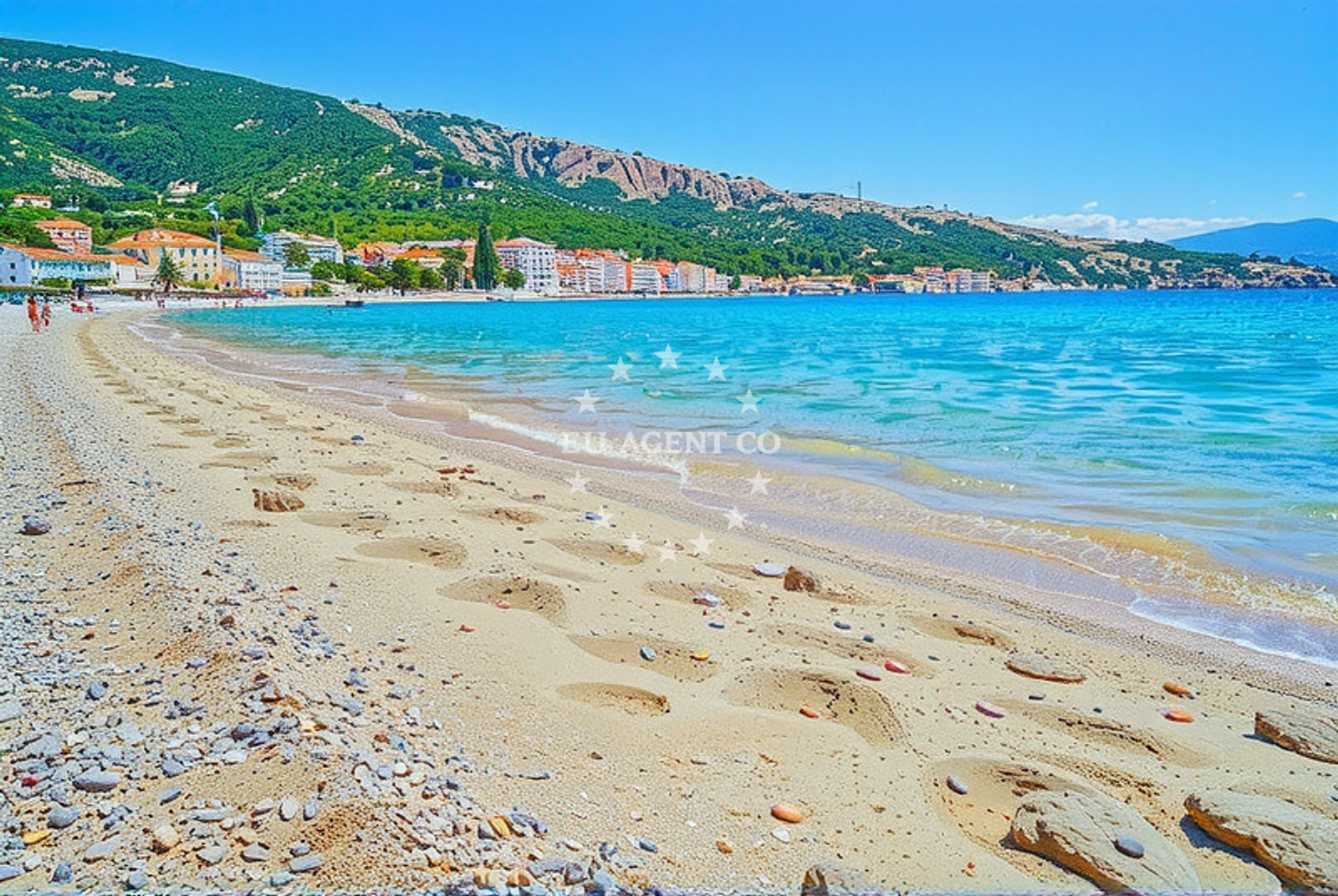Additional view of Vela beach in Emila Geistlicha 52, Baška