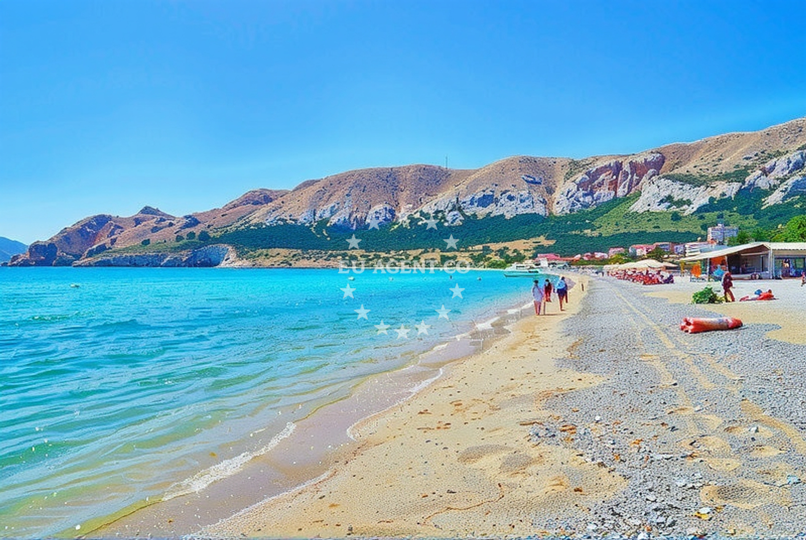 Additional view of Vela beach in Emila Geistlicha 52, Baška