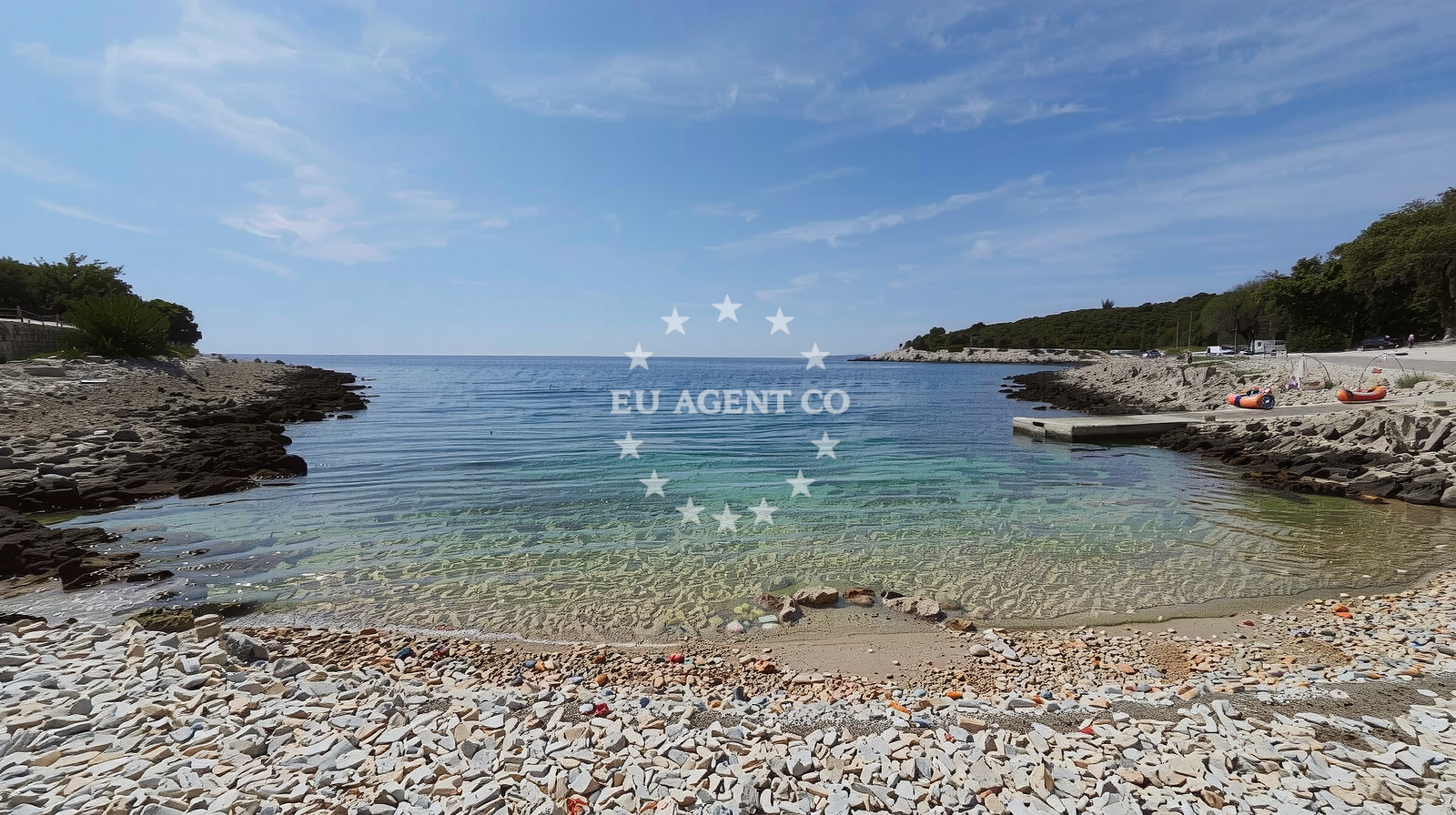 Shoreline and swimming area at Vela Draga in Obala maršala Tita 35, Veli Lošinj