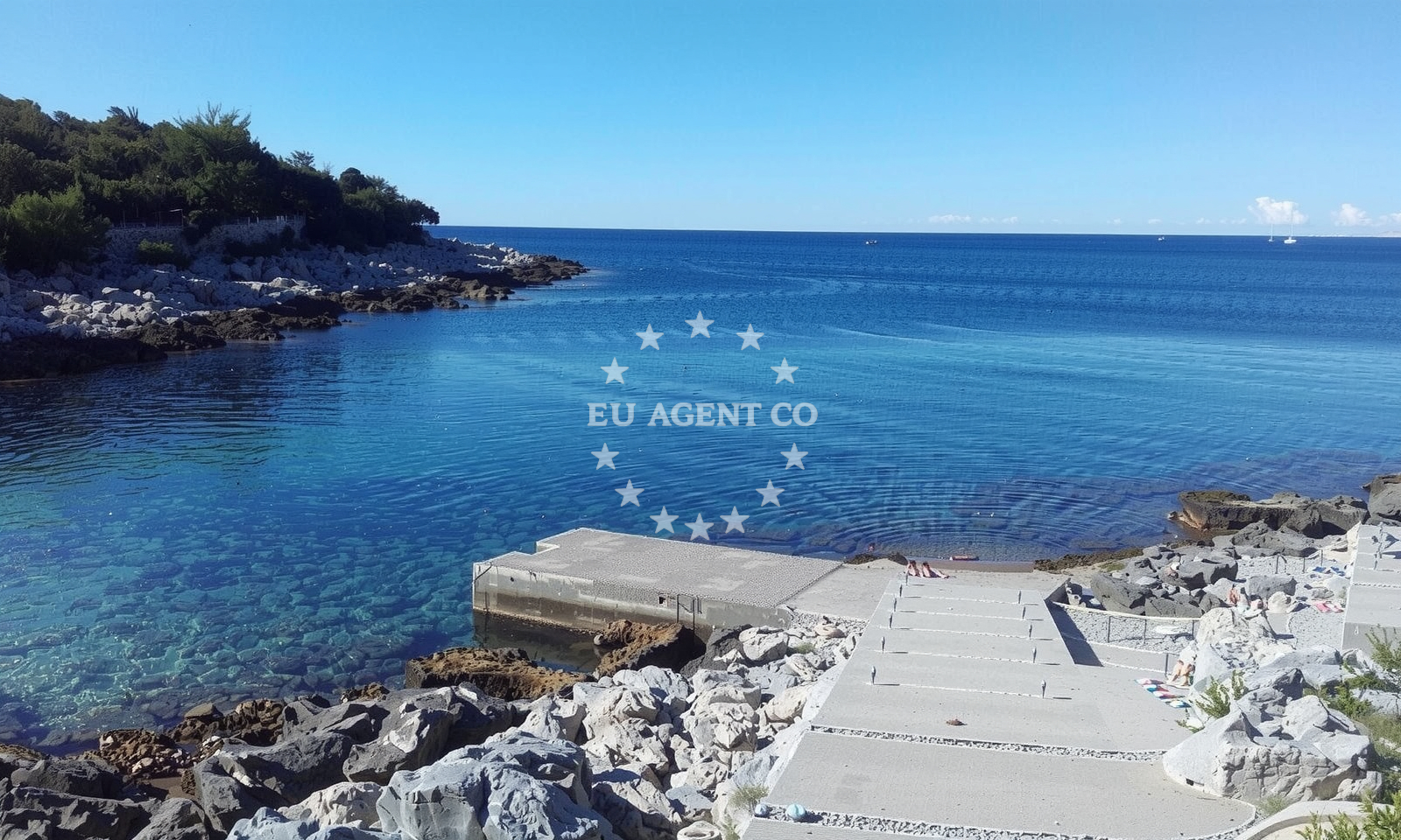 Sea and coastal view of Vela Draga in Obala maršala Tita 35, Veli Lošinj