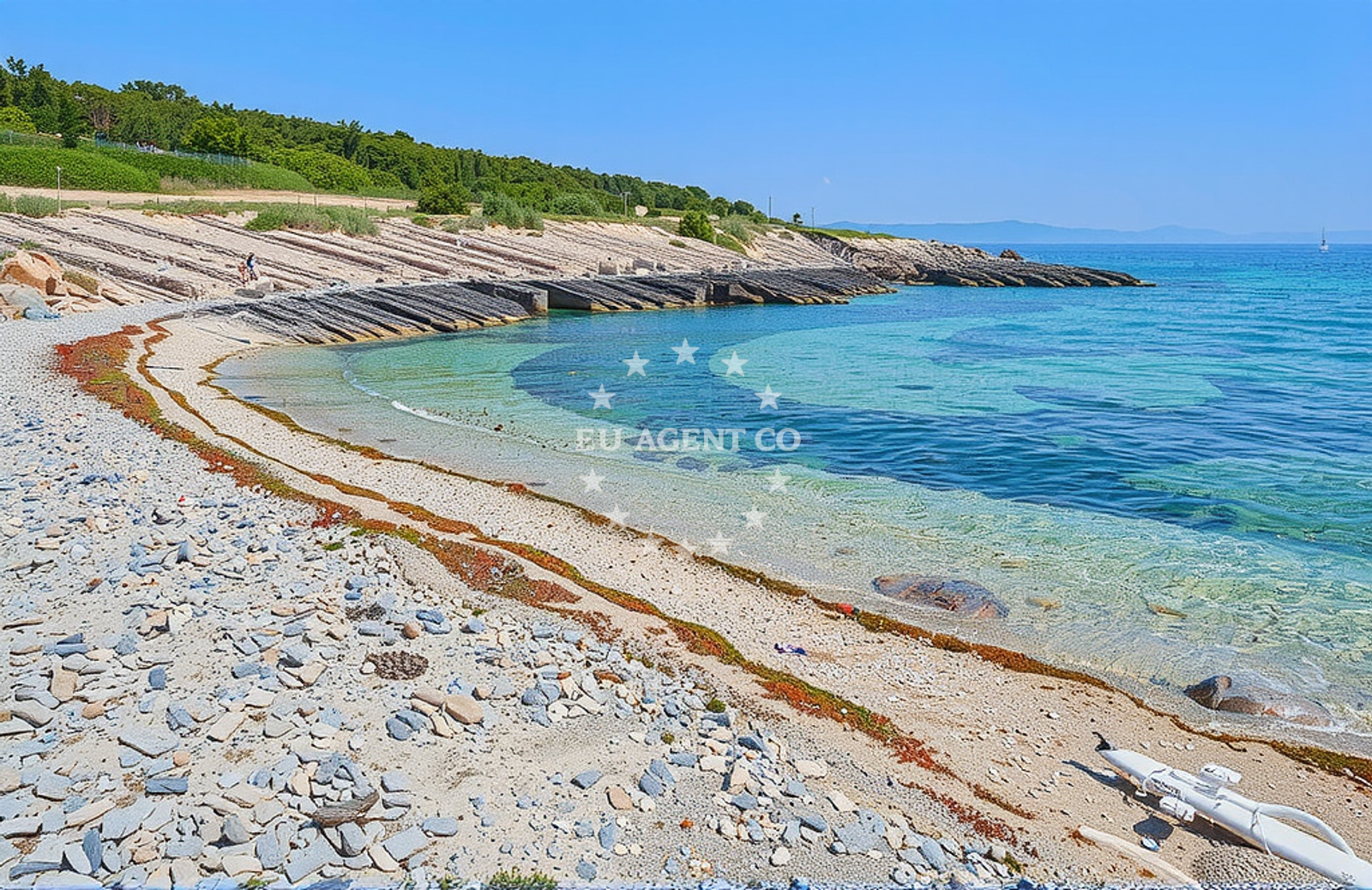 Additional view of Vela Draga beach in palera 11, Ližnjan