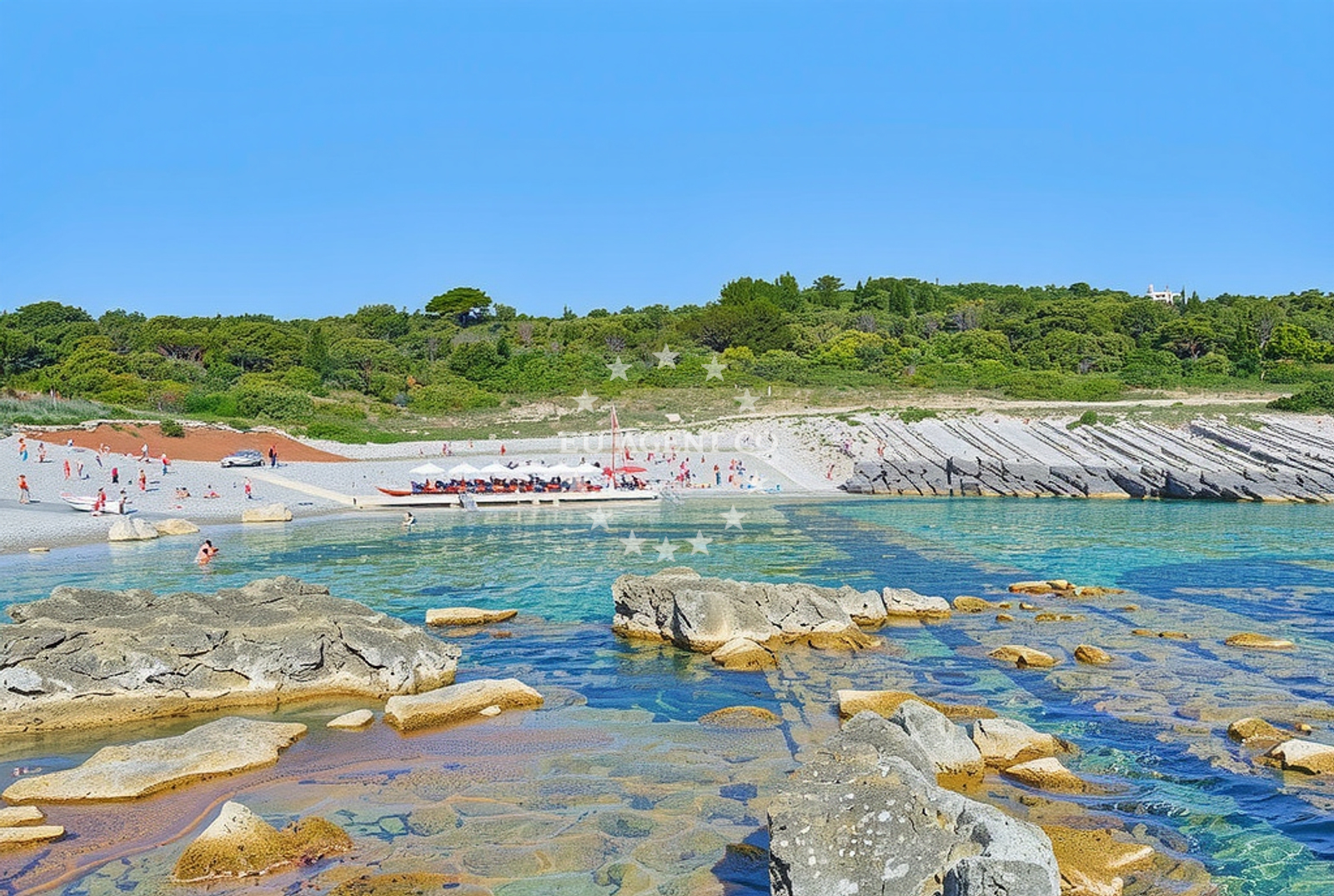 Additional view of Vela Draga beach in palera 11, Ližnjan