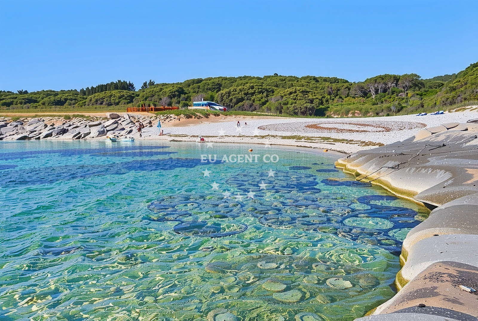 Additional view of Vela Draga beach in palera 11, Ližnjan