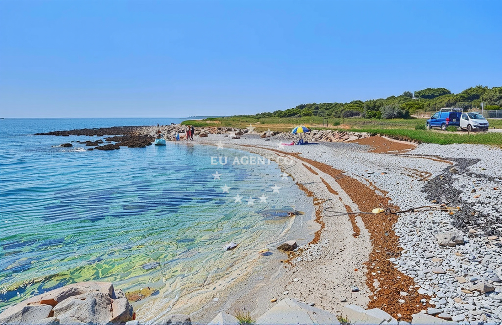 Additional view of Vela Draga beach in palera 11, Ližnjan