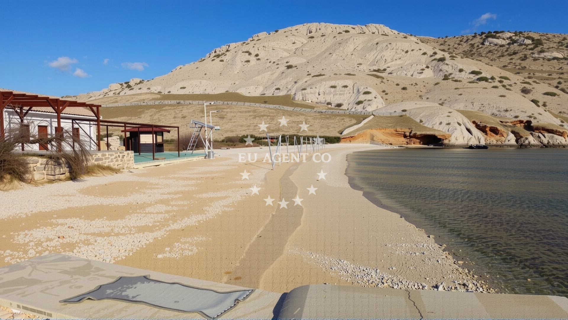 Sea and coastal view of Vela luka beach in Ribarska ulica 41a, Baška