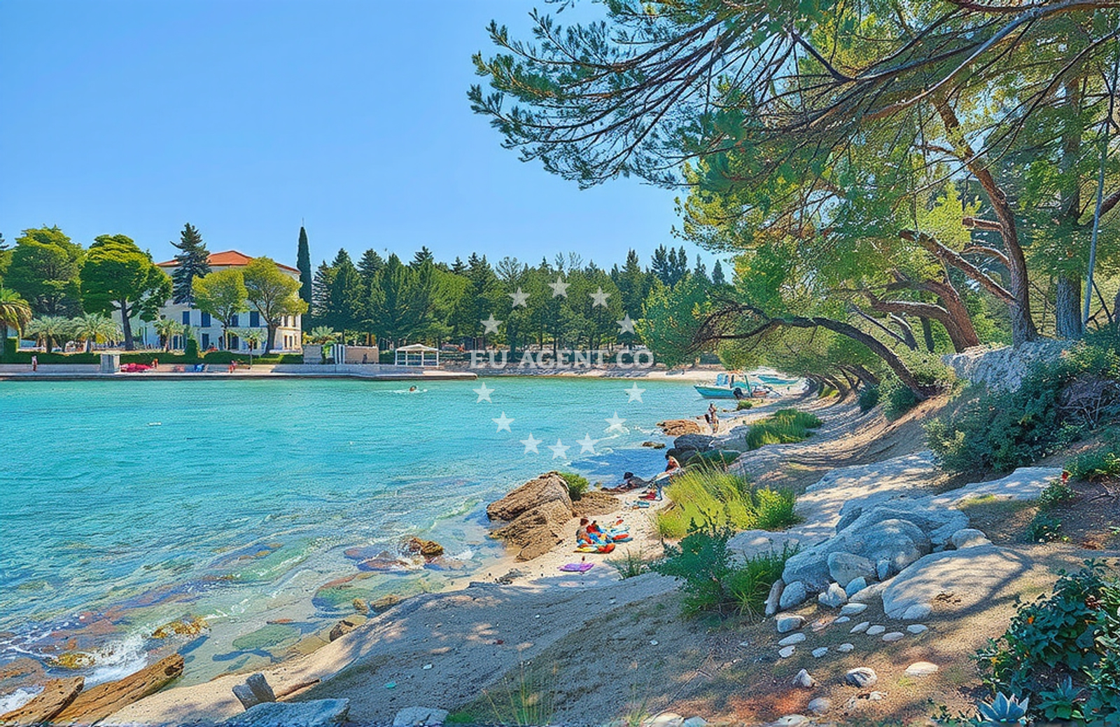 Additional view of Vela Luka beach in 12 Ulica Ivana Gorana Kovačića, Supetar