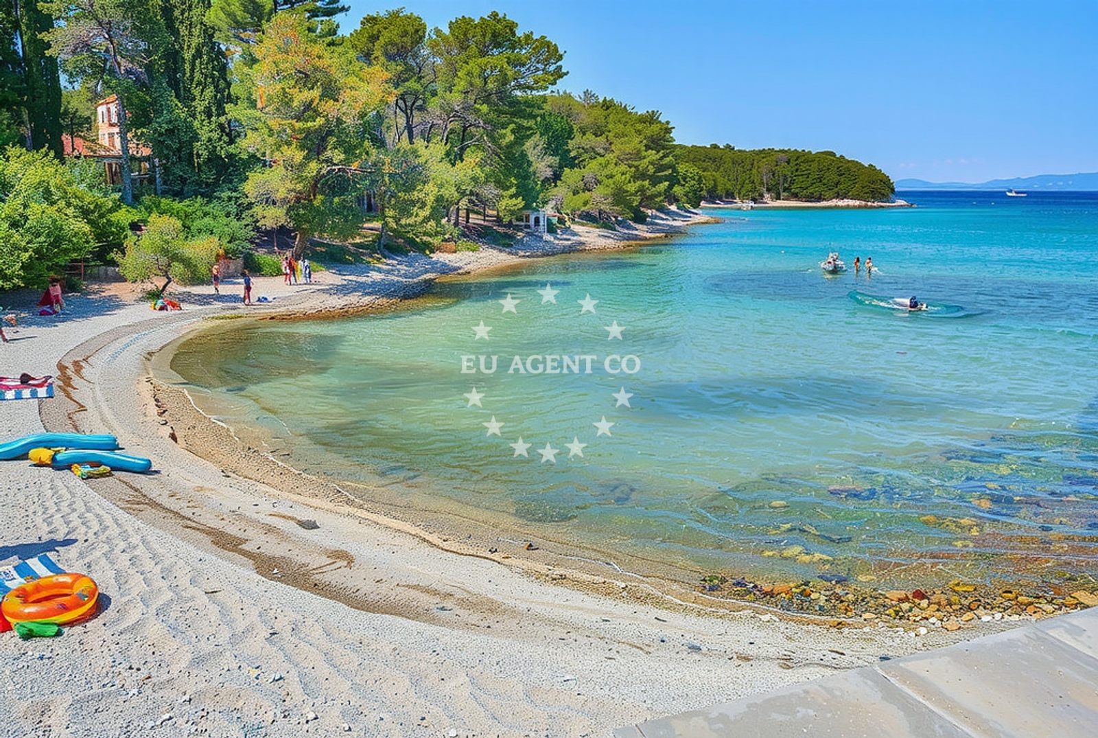 Additional view of Vela Luka beach in 12 Ulica Ivana Gorana Kovačića, Supetar