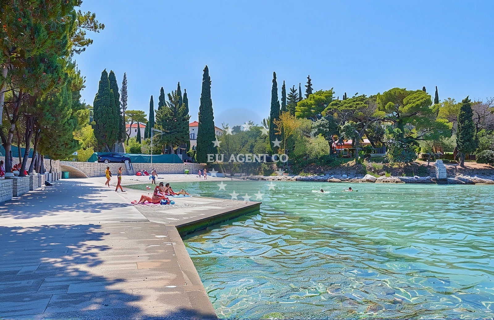 Additional view of Vela Luka beach in 12 Ulica Ivana Gorana Kovačića, Supetar