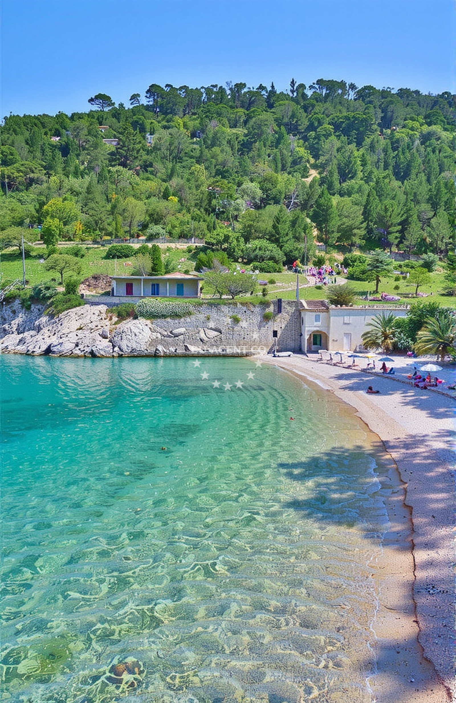 Sea and coastal view of Vela pogorila, Bogomolje (Hvar) in Vela pogorila