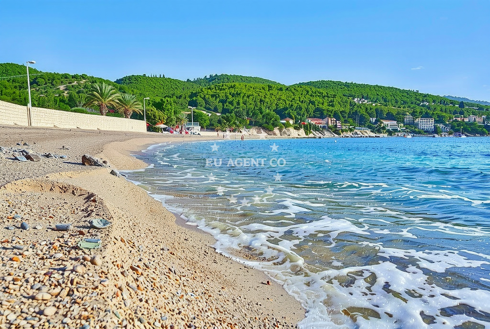 Additional view of Vela Prizba beach in 20217, Blato, Croatia, Prizba