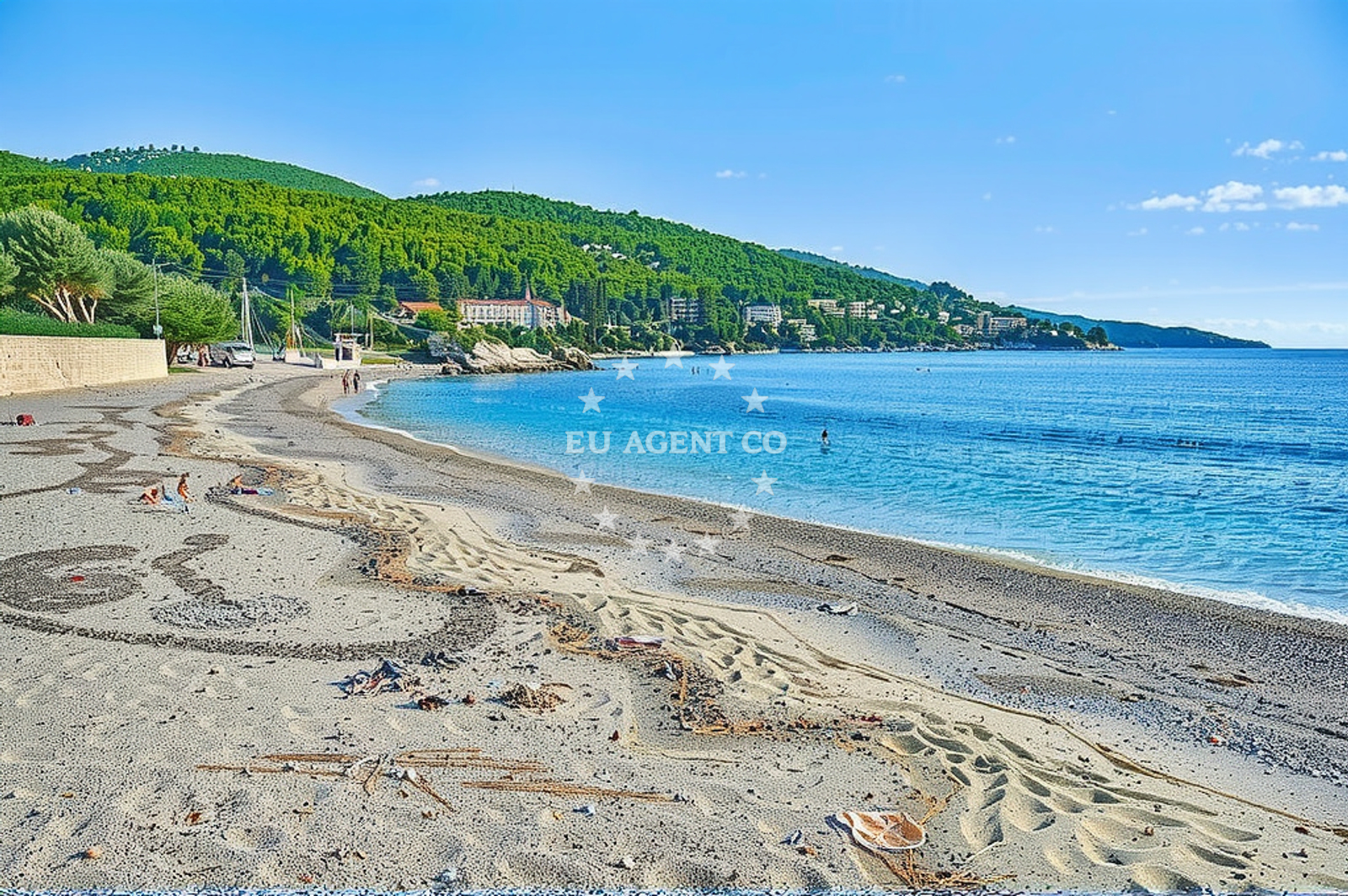 Additional view of Vela Prizba beach in 20217, Blato, Croatia, Prizba