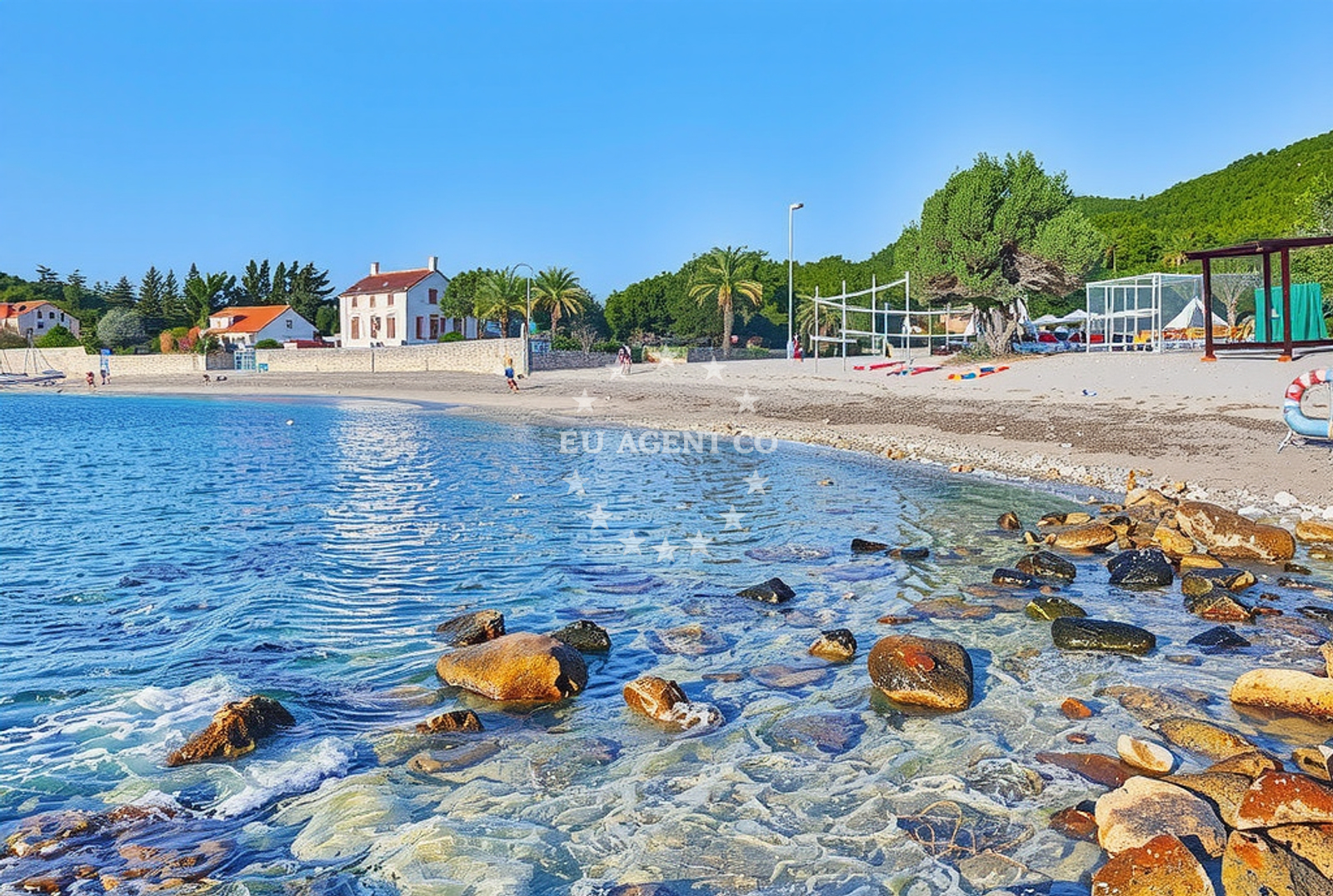 Additional view of Vela Prizba beach in 20217, Blato, Croatia, Prizba