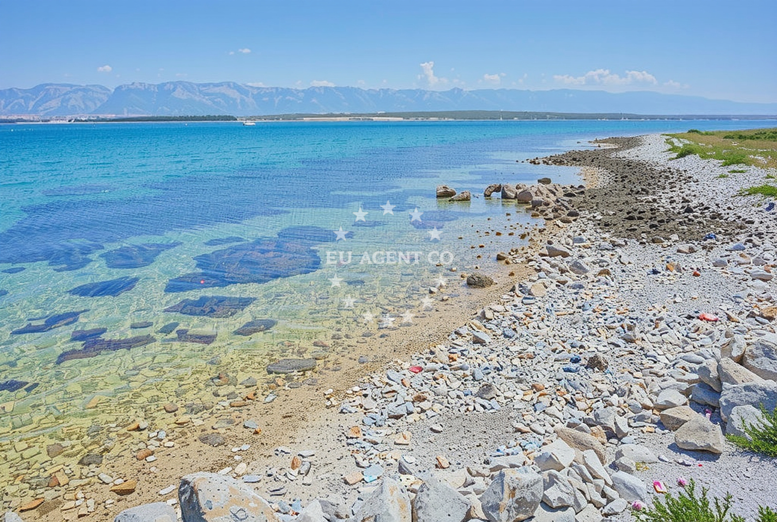 Shoreline and swimming area at Vela Slatina istok, Vir (Vir) in Vela Slatina istok