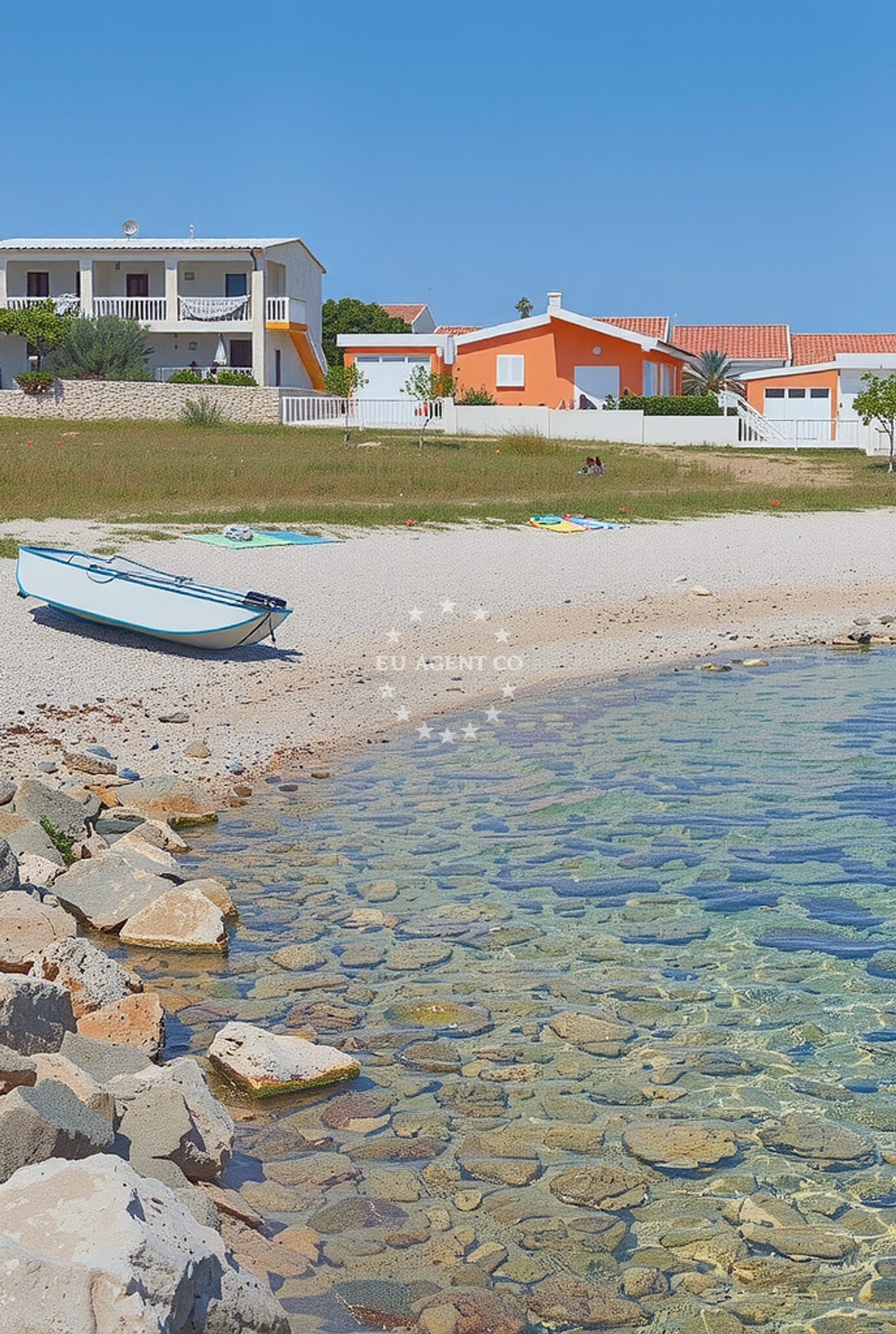 Shoreline and swimming area at Vela Slatina zapad, Vir (Vir) in Vela Slatina zapad