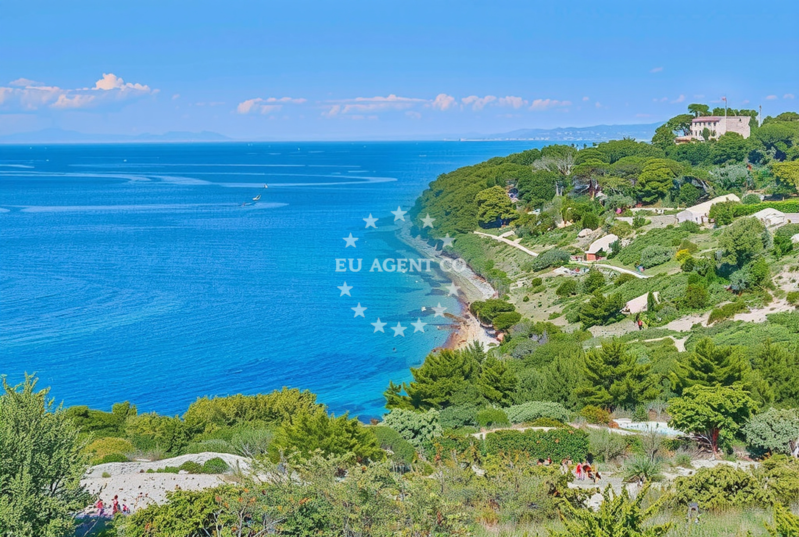 Sea and coastal view of Vela Svitnja, Rogačić (Vis) in Vela Svitnja