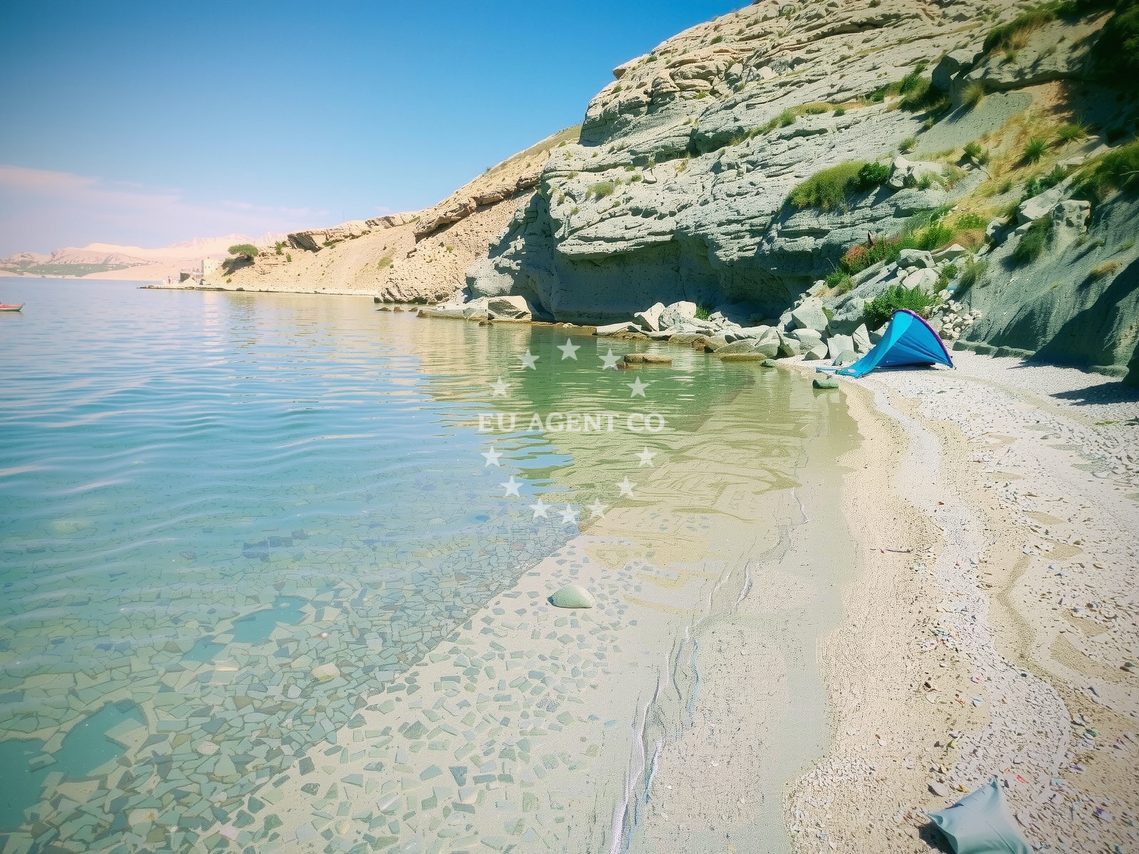 Additional view of Veli-Bok beach in Dubrovačka ul. 22, Pag