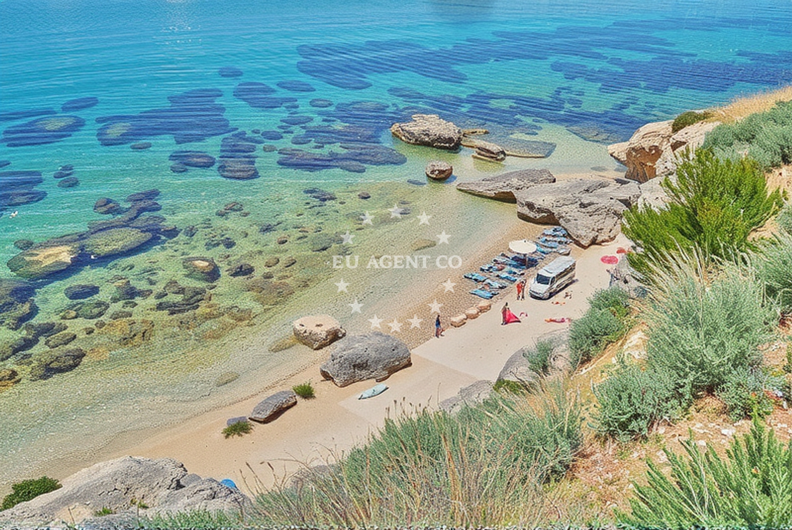 Additional view of Veli-Bok beach in Dubrovačka ul. 22, Pag