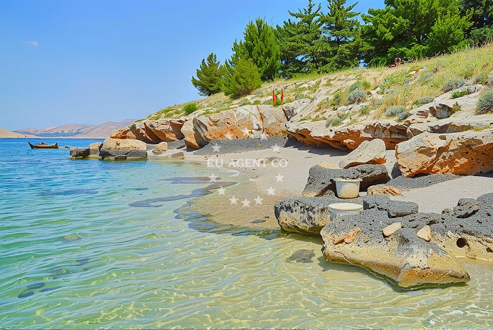 Additional view of Veli-Bok beach in Dubrovačka ul. 22, Pag