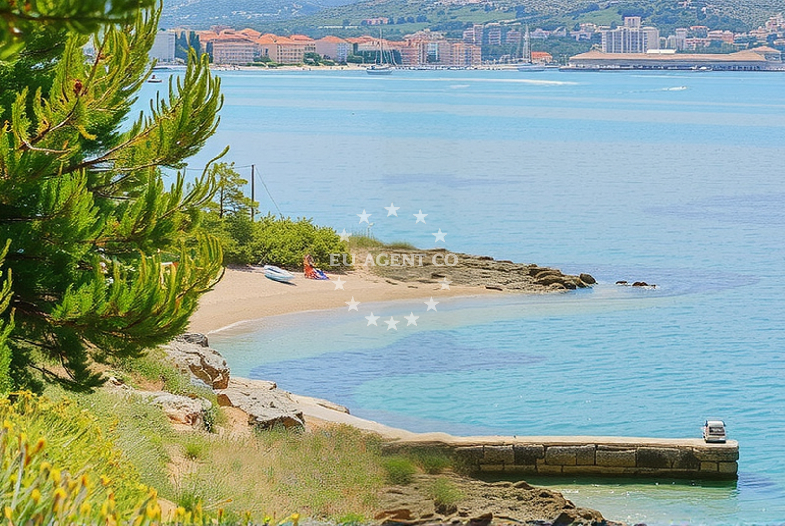 Additional view of Veli-Bok beach in Dubrovačka ul. 22, Pag
