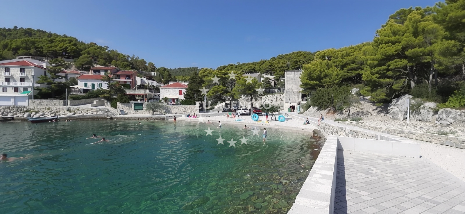 Sea and coastal view of Veli Dolacbeach in Sv. Nikole 27, Stomorska