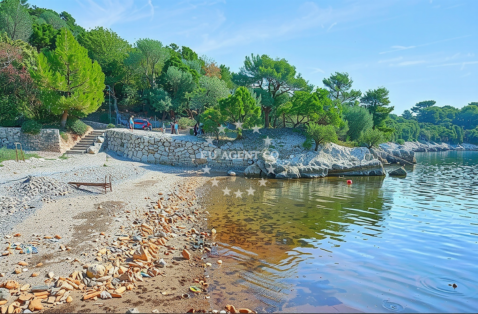Sea and coastal view of Veli Lošinj (Lošinj): beaches and coves (20) in Veli Lošinj (Lošinj)