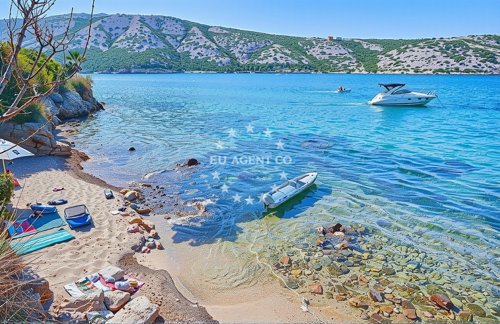 Overview of Veli Pelin, Barbat na Rabu (Rab) in Veli Pelin