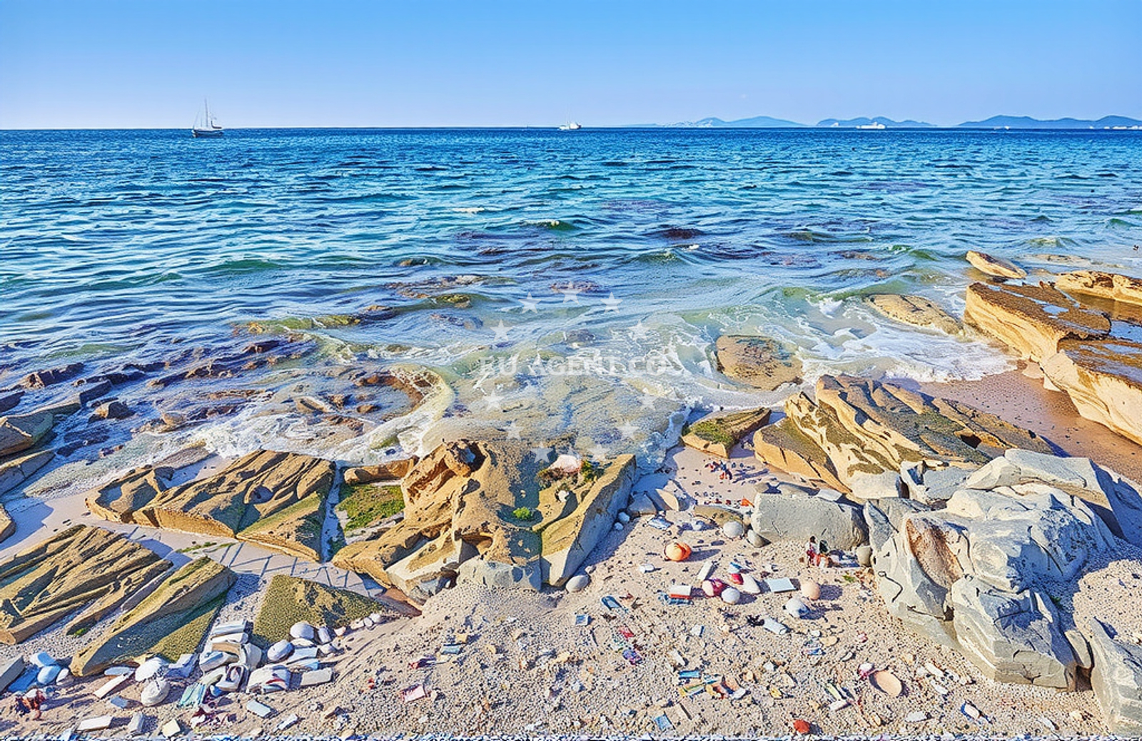 Beach facilities and surroundings at Veli Rat (Dugi otok): beaches and coves (8) in Veli Rat (Dugi otok)