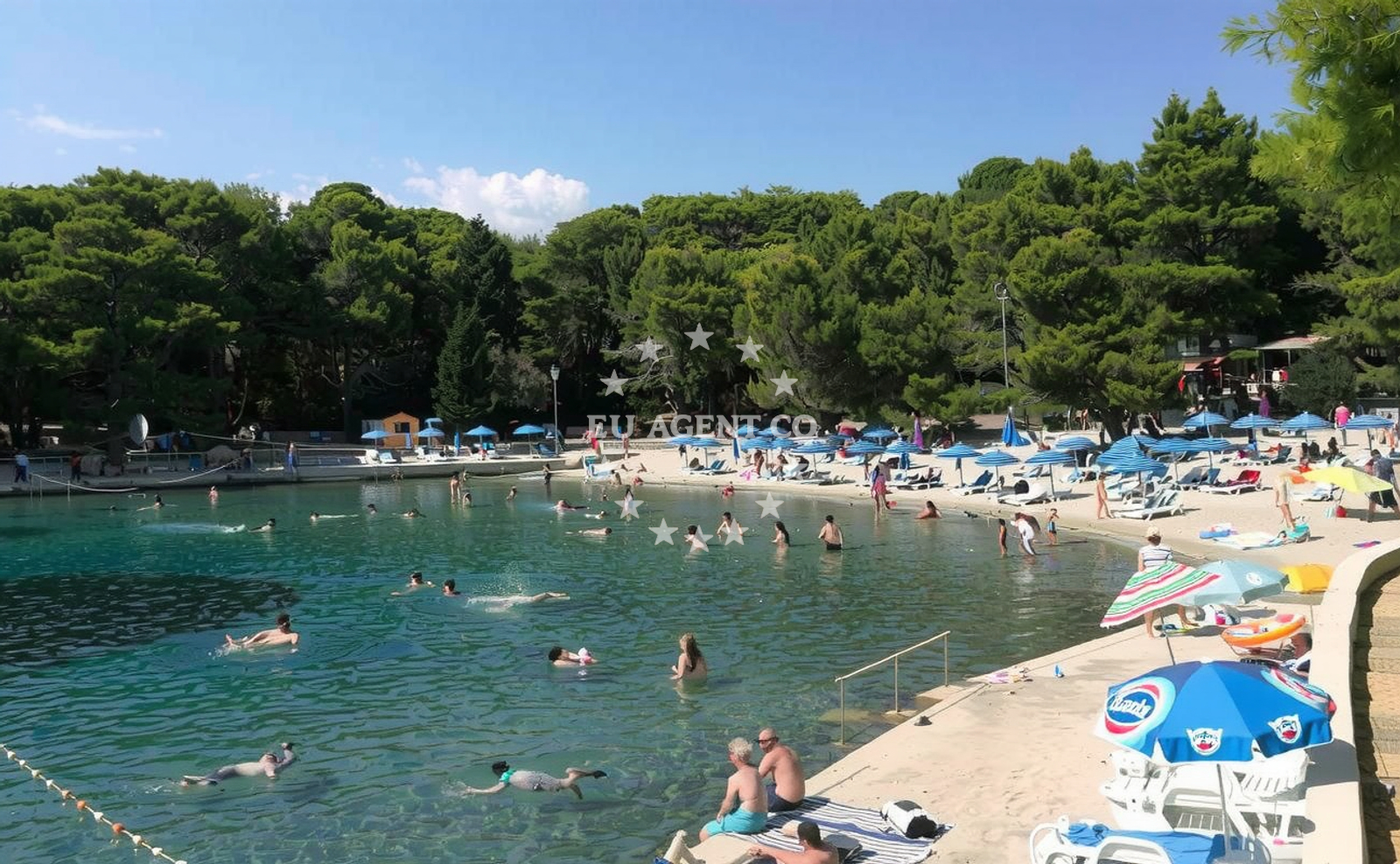 Additional view of Veli Zal II beach in Cikat 9, Mali Lošinj