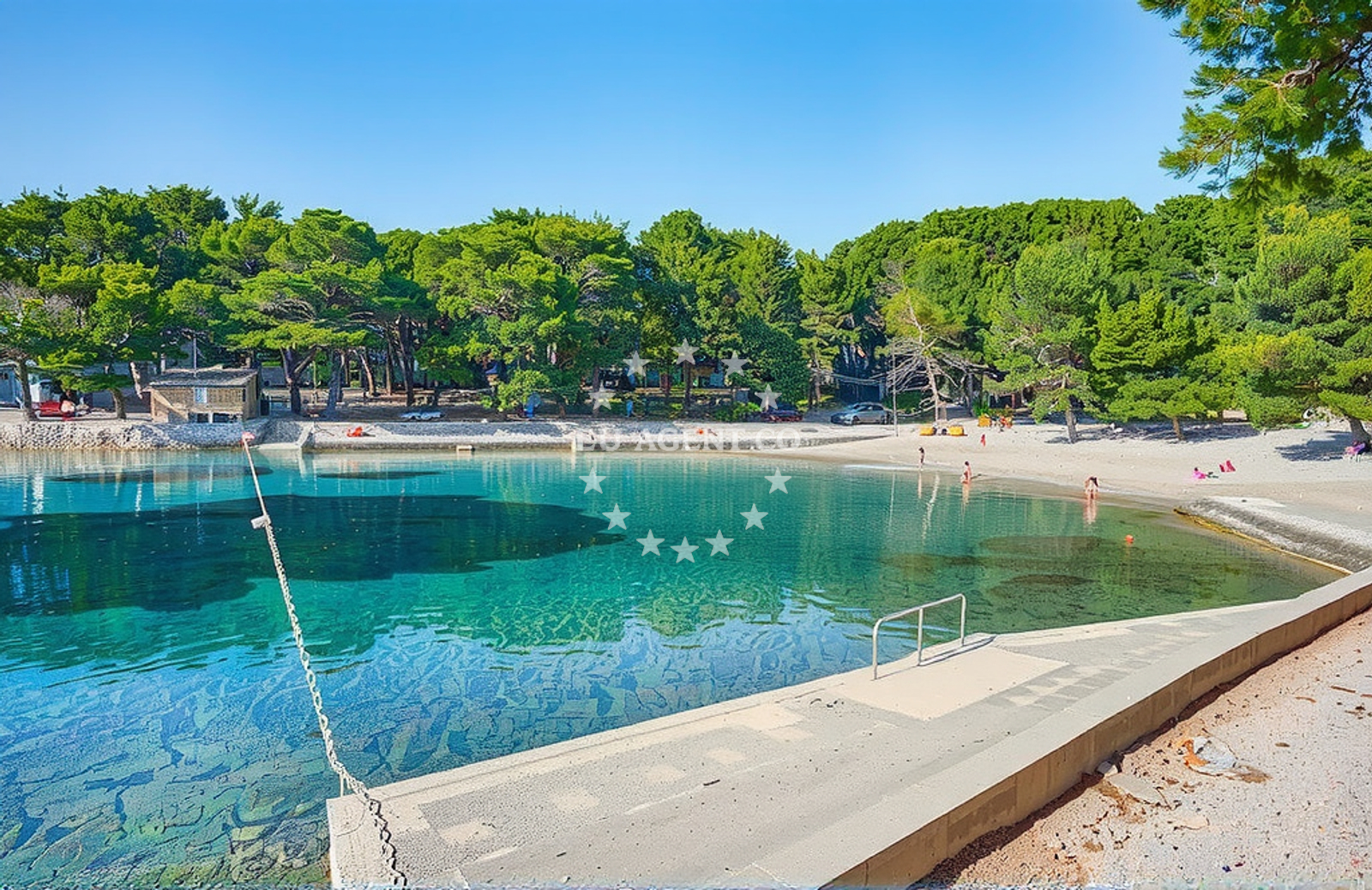 Additional view of Veli Zal II beach in Cikat 9, Mali Lošinj
