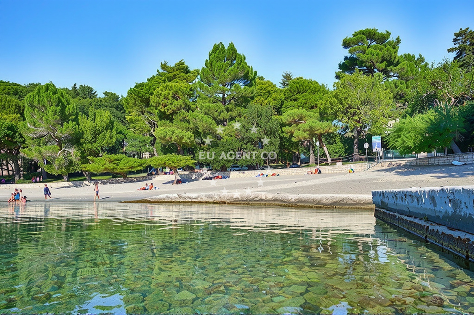 Additional view of Veli Zal II beach in Cikat 9, Mali Lošinj