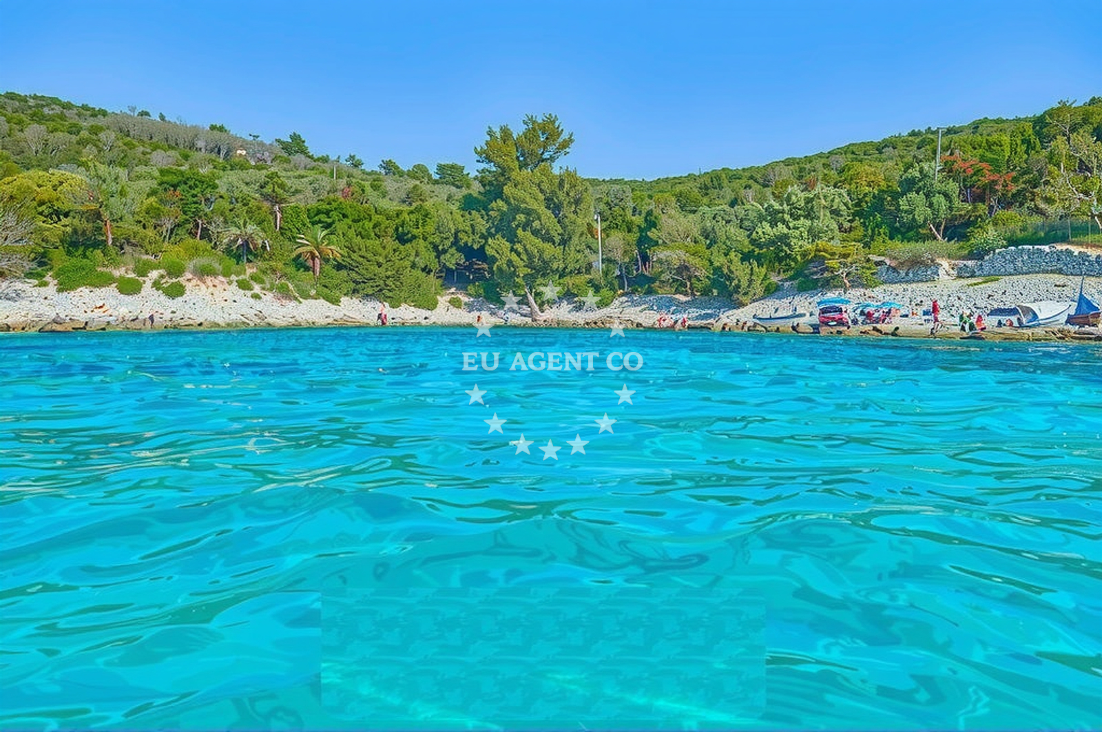 Overview of Velika Draga, Ilovik (Mali Lošinj) (Ilovik) in Velika Draga
