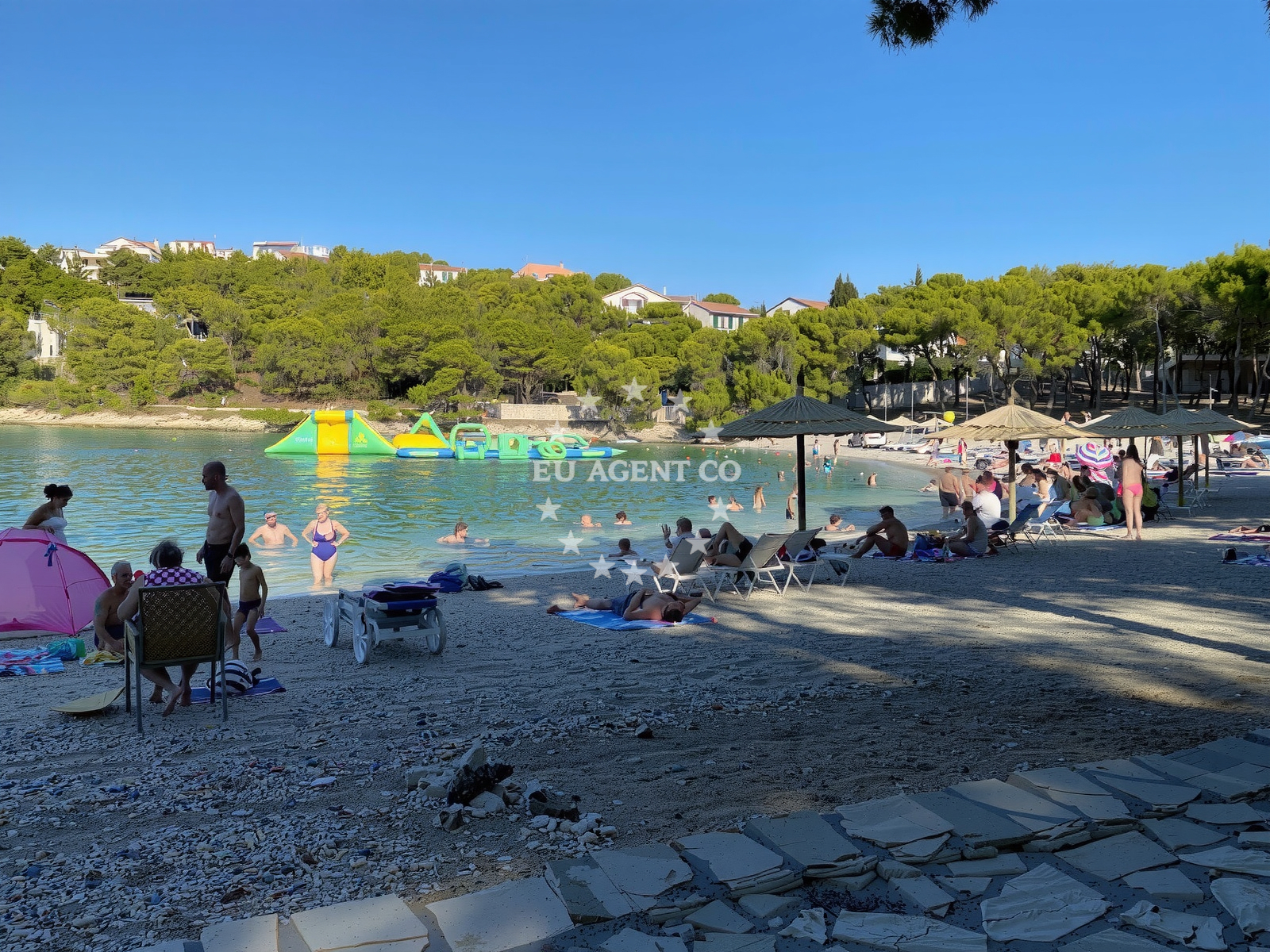 Sea and coastal view of Velika Raduca II beach in 14 Ulica Tina Ujevića, Primošten