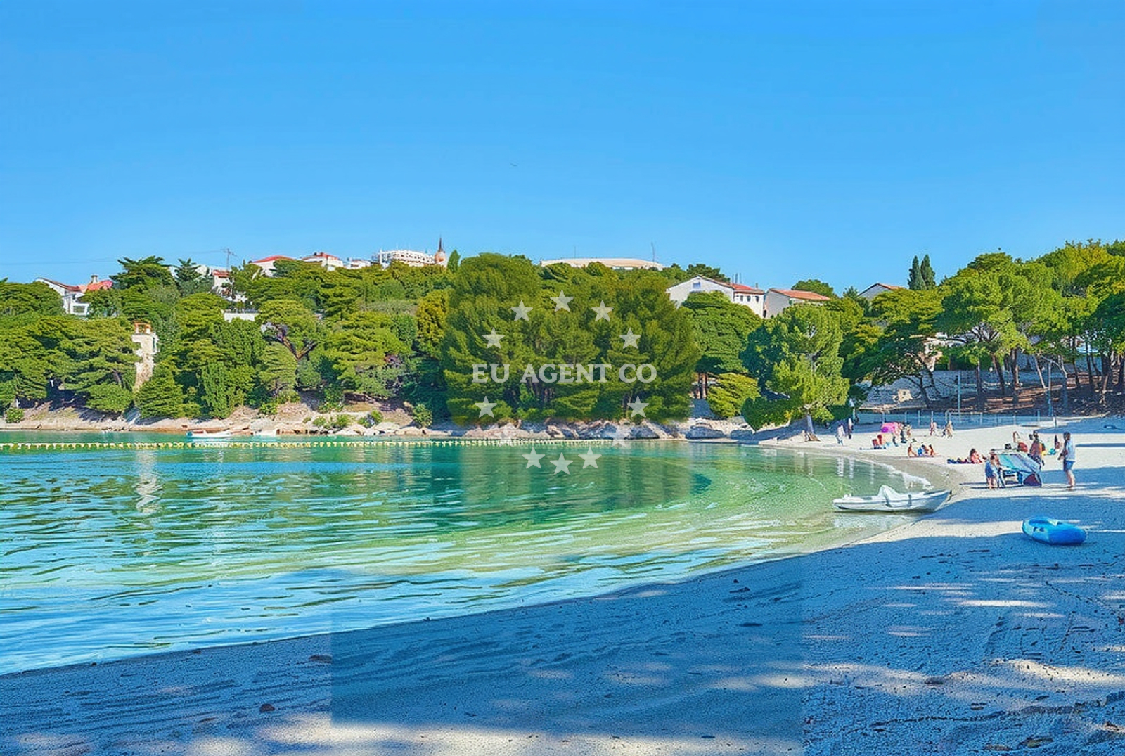 Sea and coastal view of Velika Raduča, Primošten in Velika Raduča