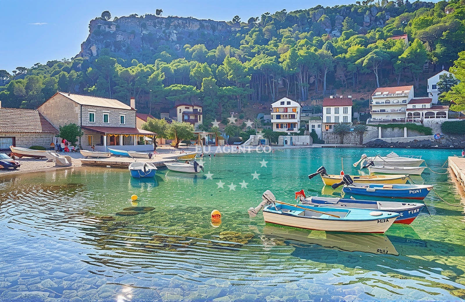 Additional view of Velika Stiniva beach in Uvala Vela Stiniva, Zastražišće