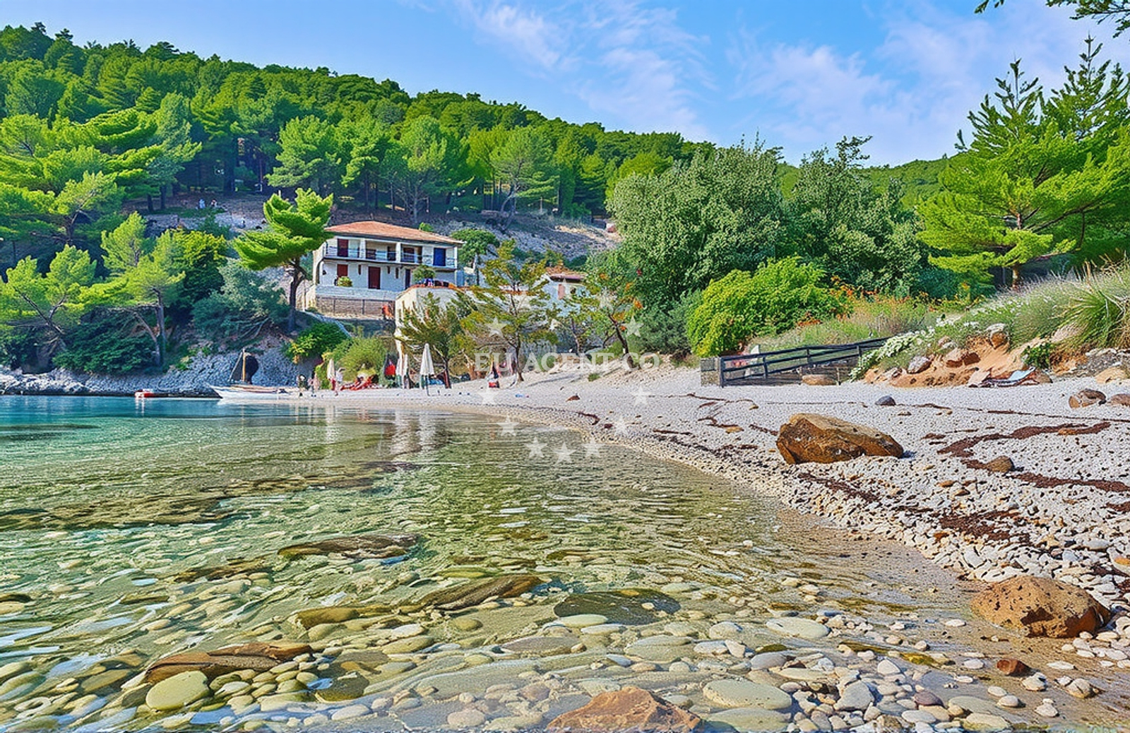 Additional view of Velika Uvala beach in Ulica Račevina 42/a, Bogomolje