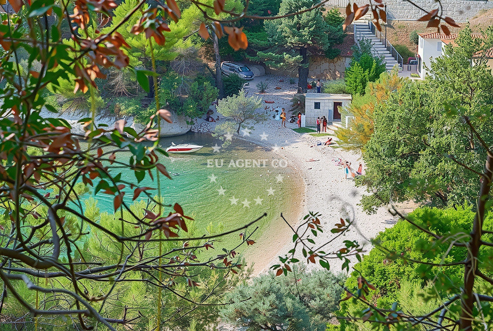 Additional view of Velika Uvala beach in Ulica Račevina 42/a, Bogomolje