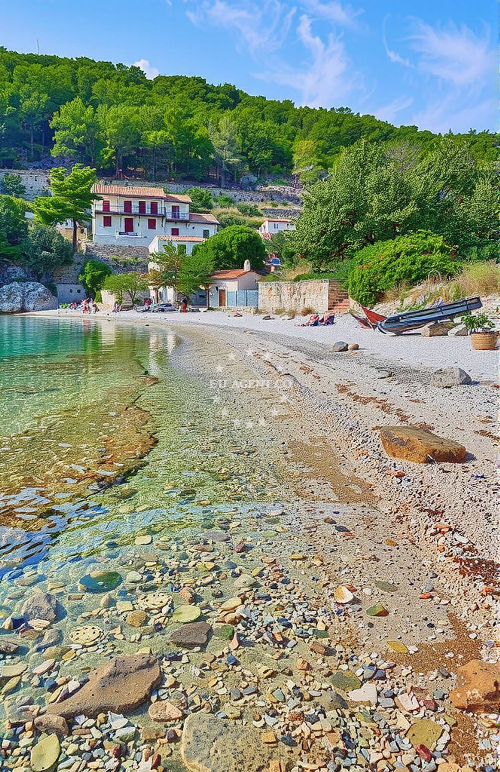 Additional view of Velika Uvala beach in Ulica Račevina 42/a, Bogomolje