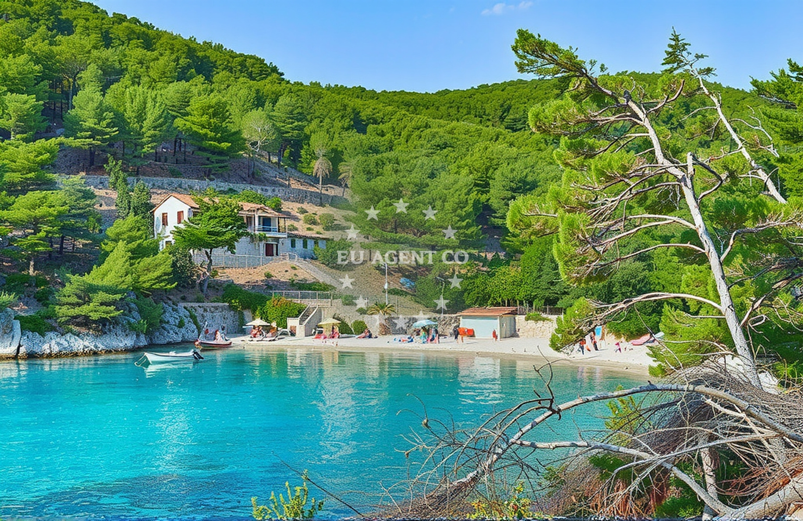 Additional view of Velika Uvala beach in Ulica Račevina 42/a, Bogomolje