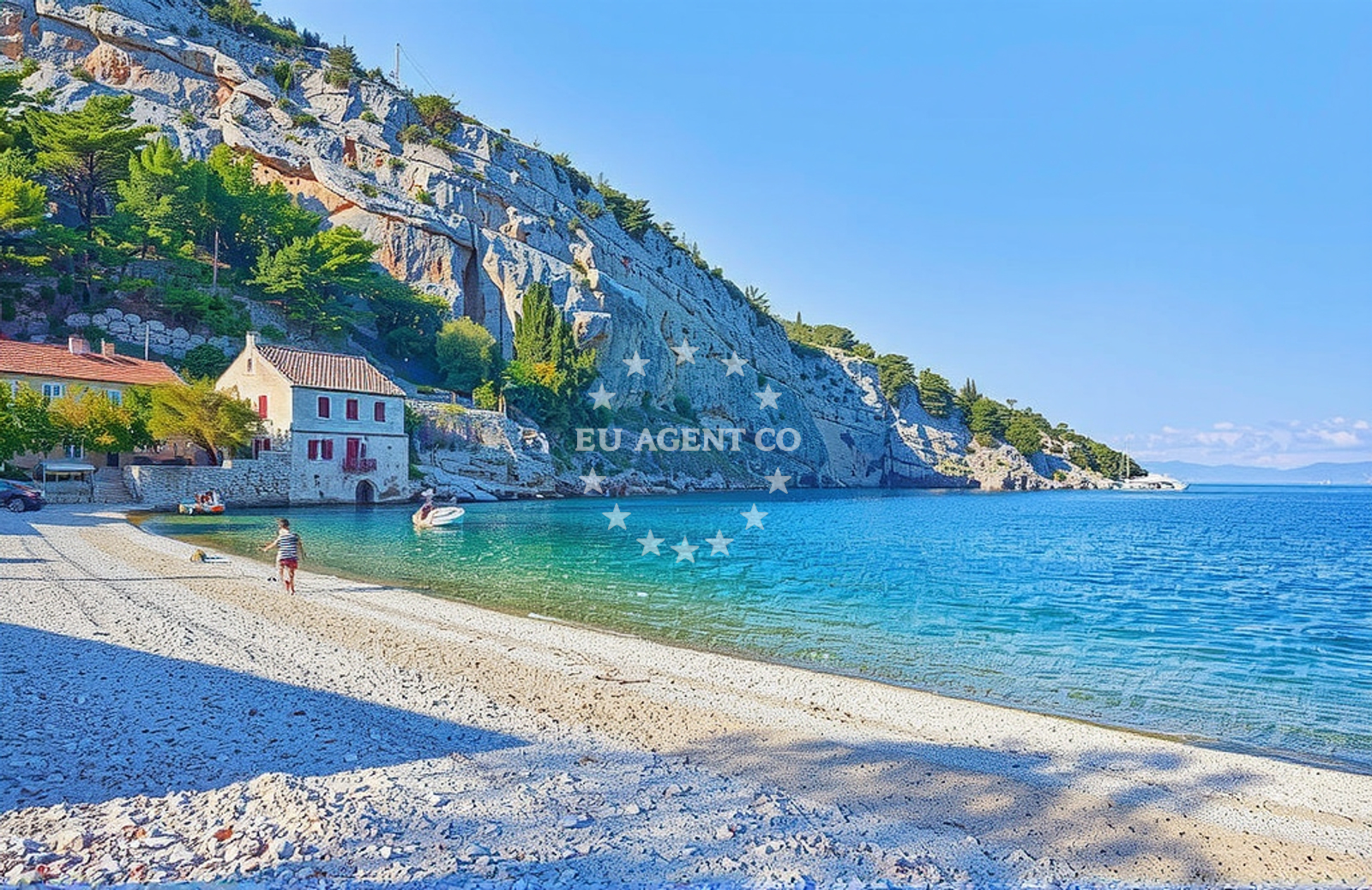 Additional view of Veliki Pokrivenik beach in Zastražišće bočić 173(Pokrivenik), Zastražišće
