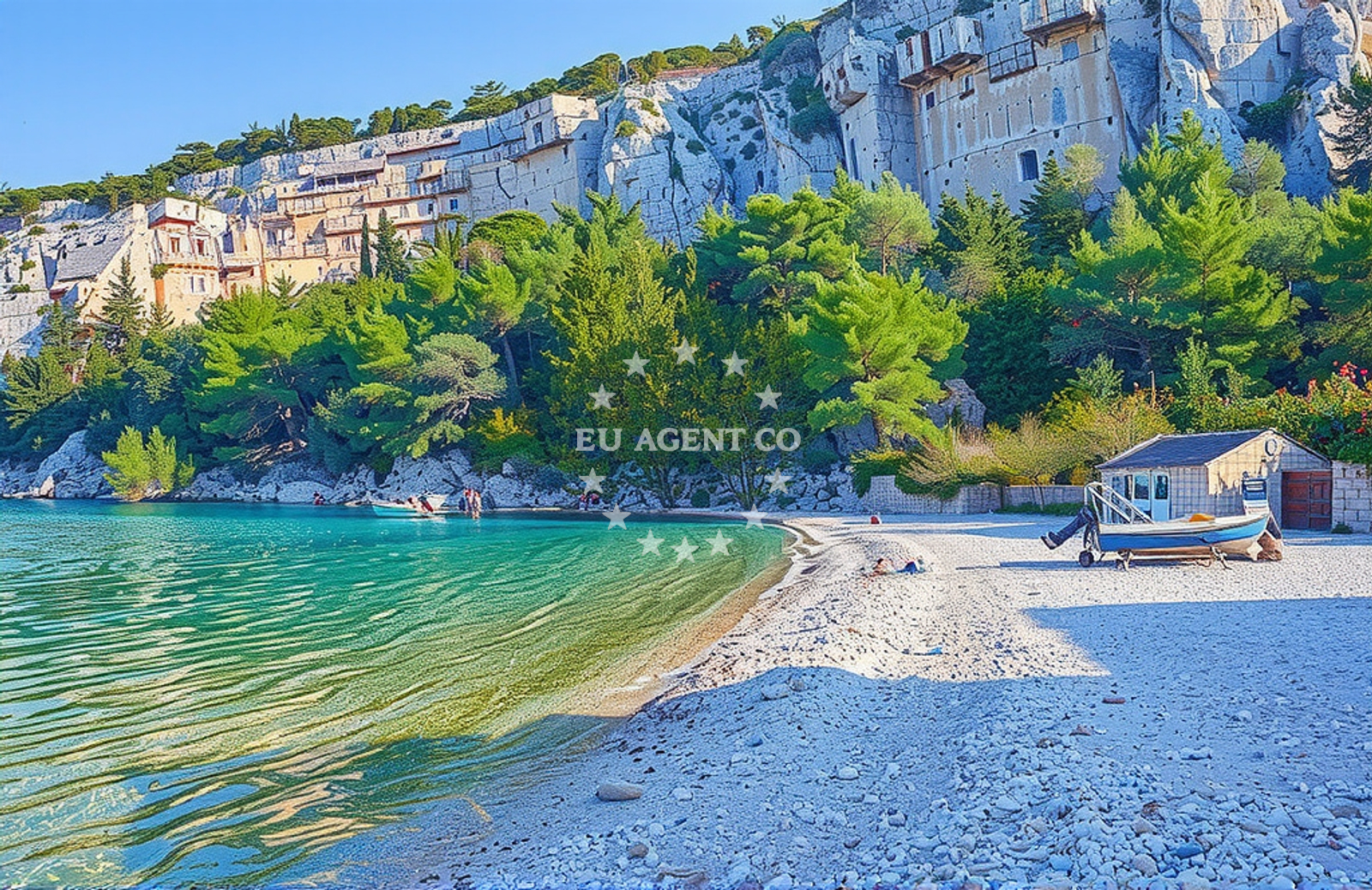 Additional view of Veliki Pokrivenik beach in Zastražišće bočić 173(Pokrivenik), Zastražišće