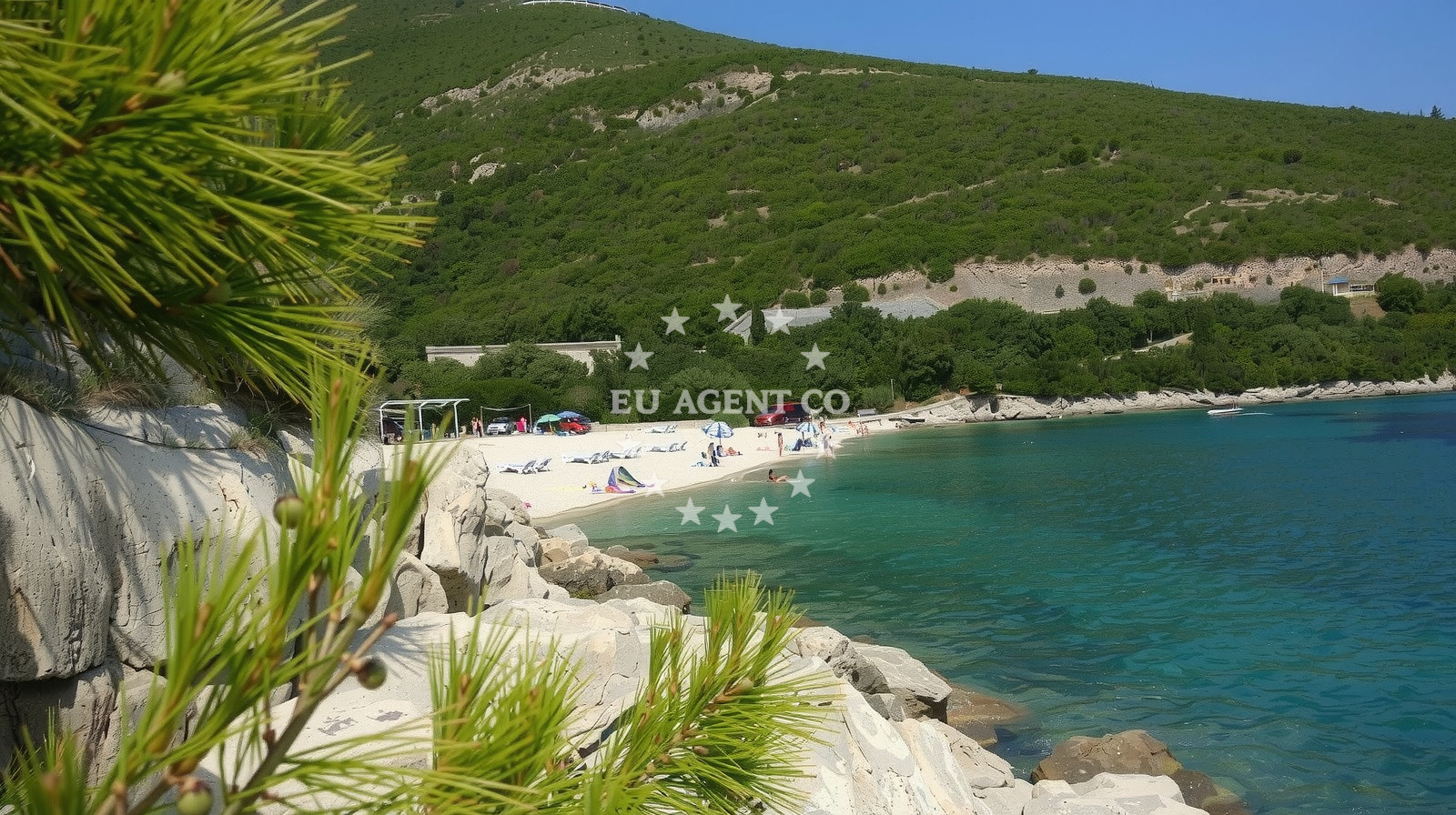 Additional view of Veliki zal beach in Žrnjak 5, Dubravica