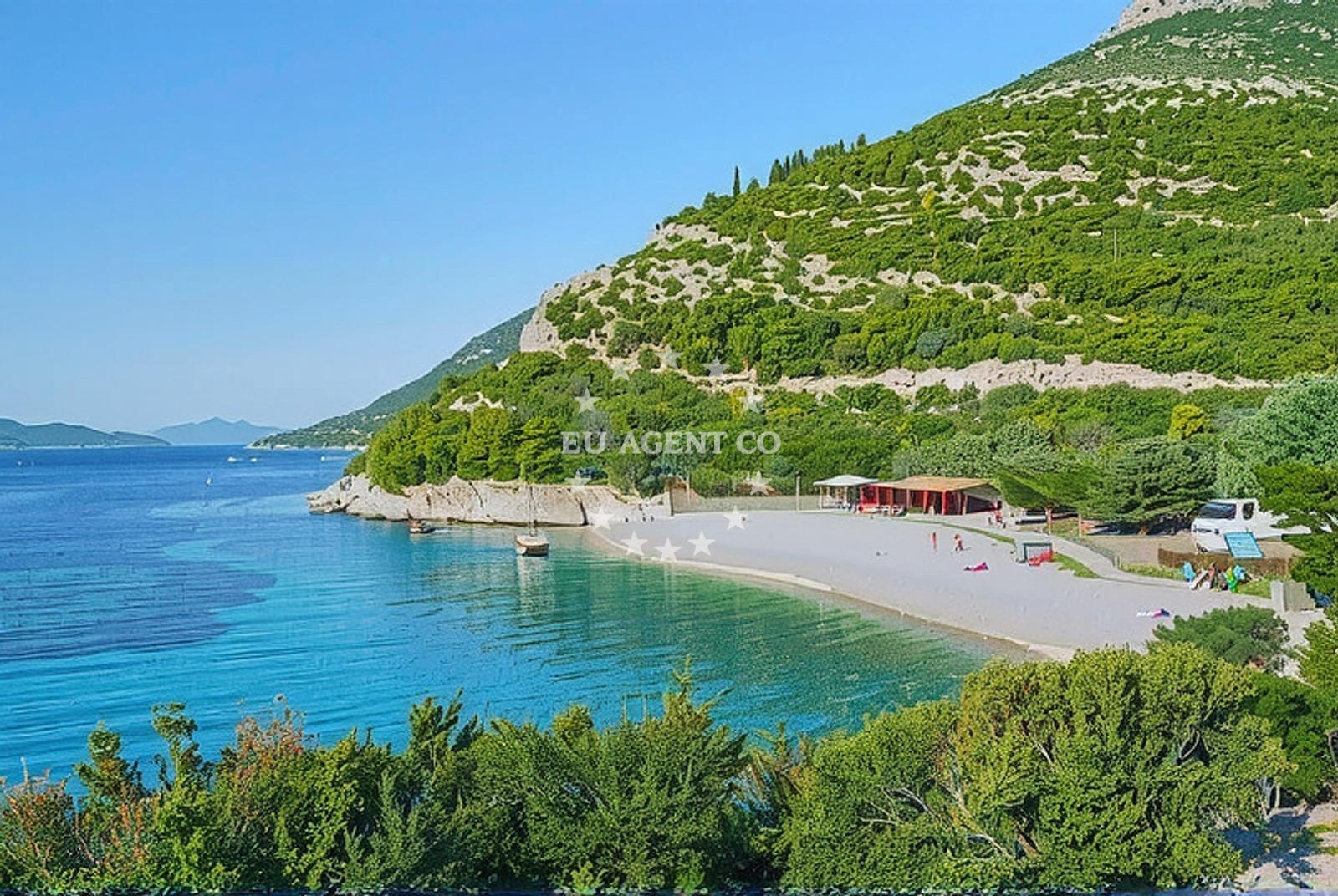 Additional view of Veliki zal beach in Žrnjak 5, Dubravica