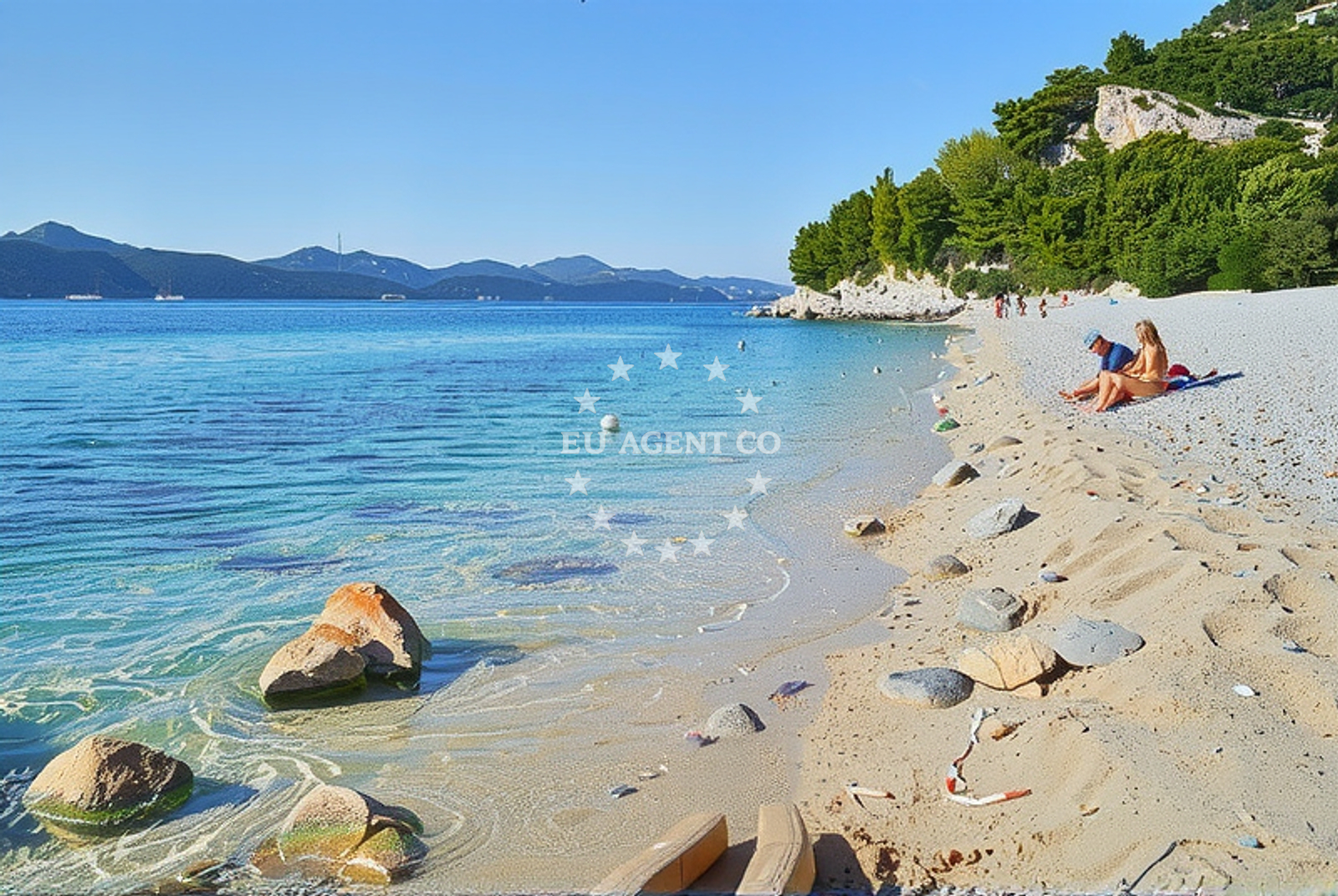 Additional view of Veliki zal beach in Žrnjak 5, Dubravica